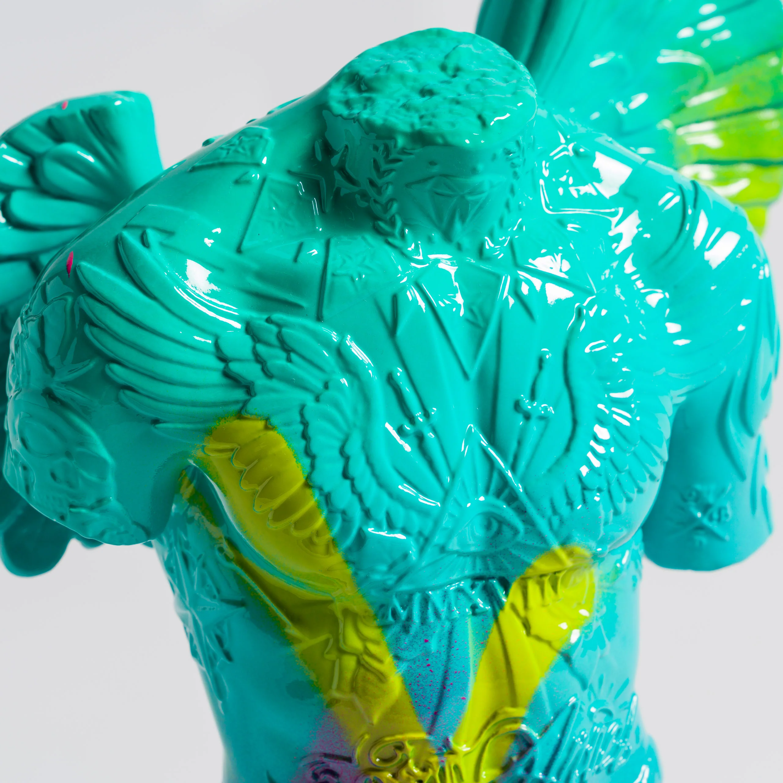 Fallen Angel (Mini Teal Pink & Green) - Image 9