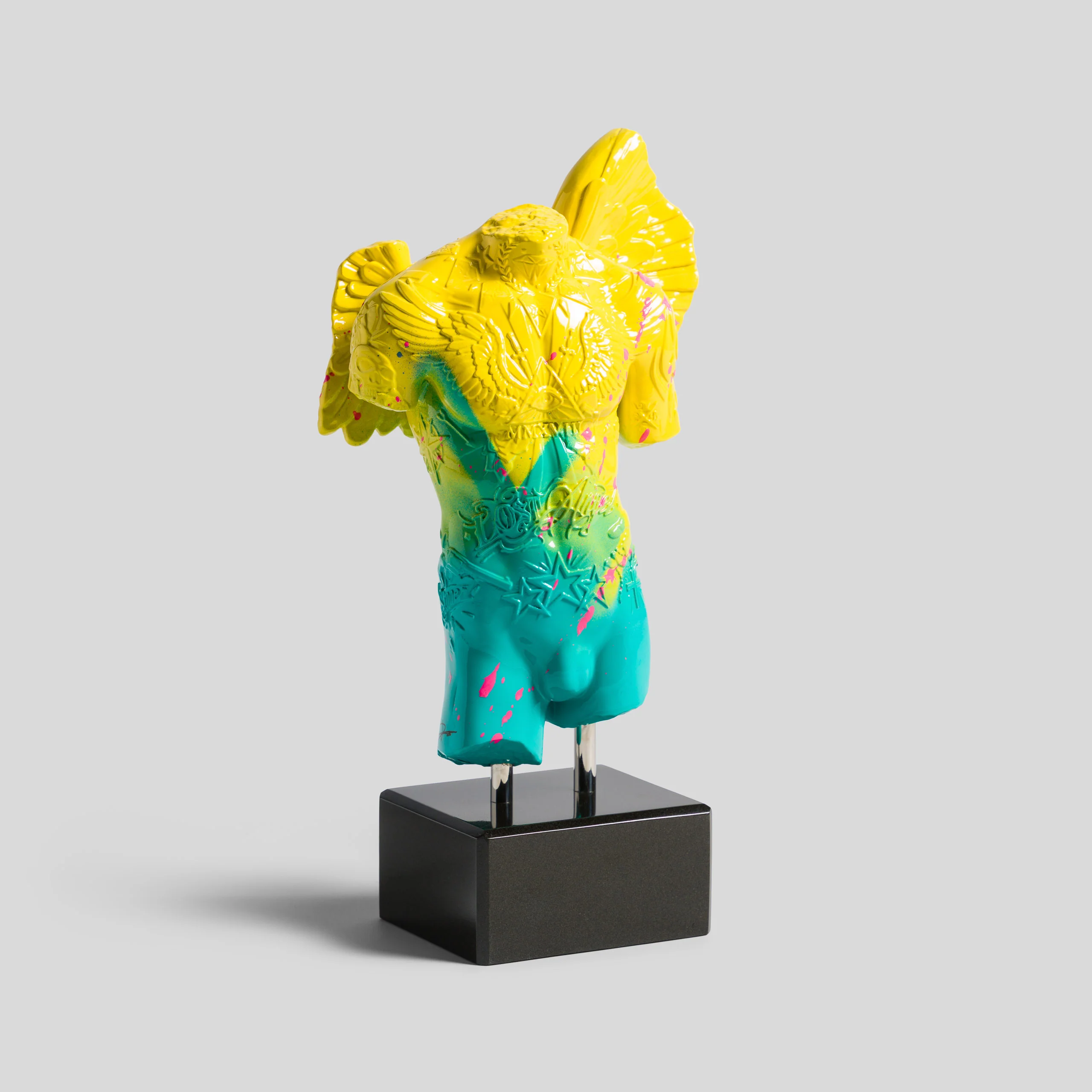 Fallen Angel (Mini Yellow & Aqua) - Image 4
