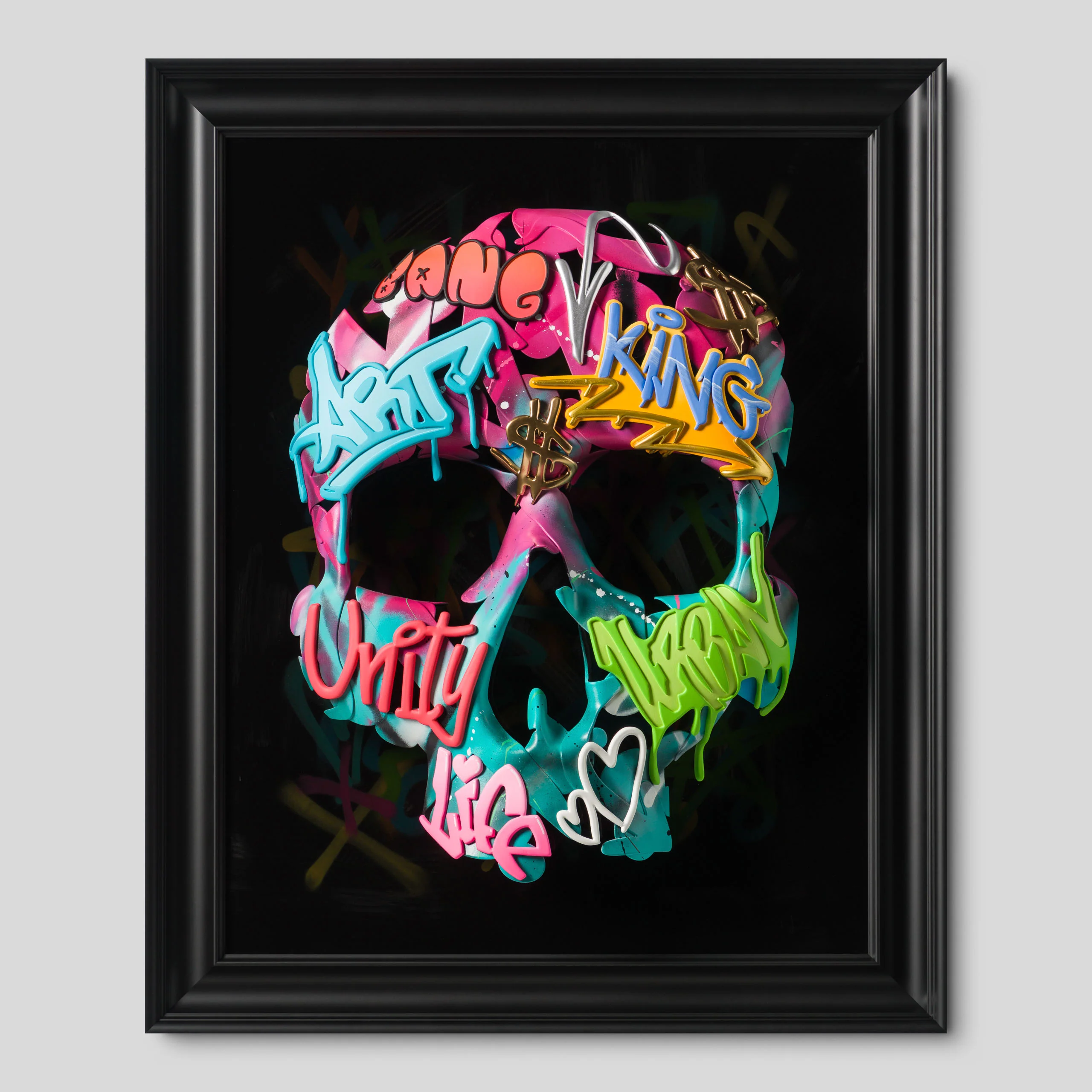 Look Into My Eyes (Pink & Teal)