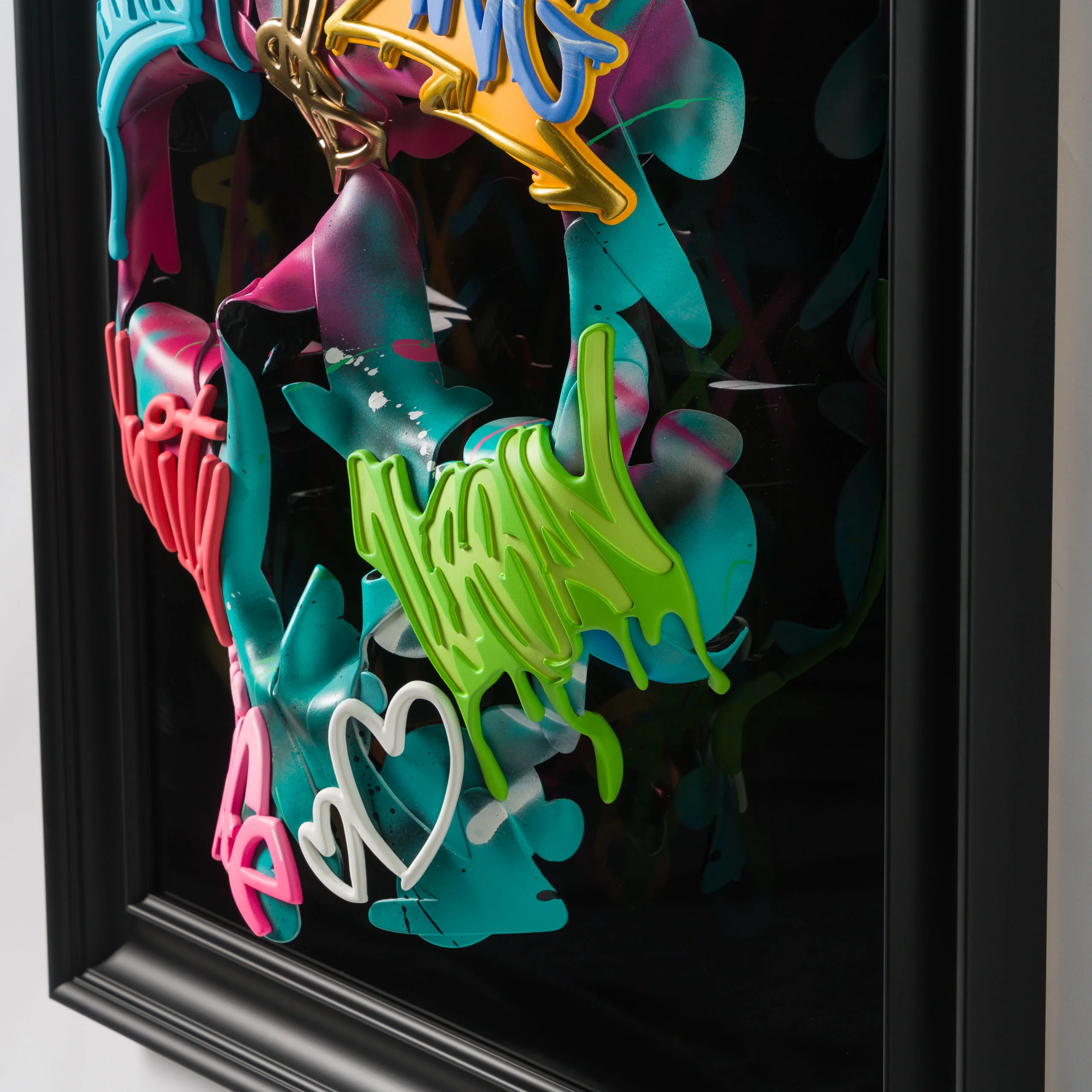Look Into My Eyes (Pink & Teal) - Image 3