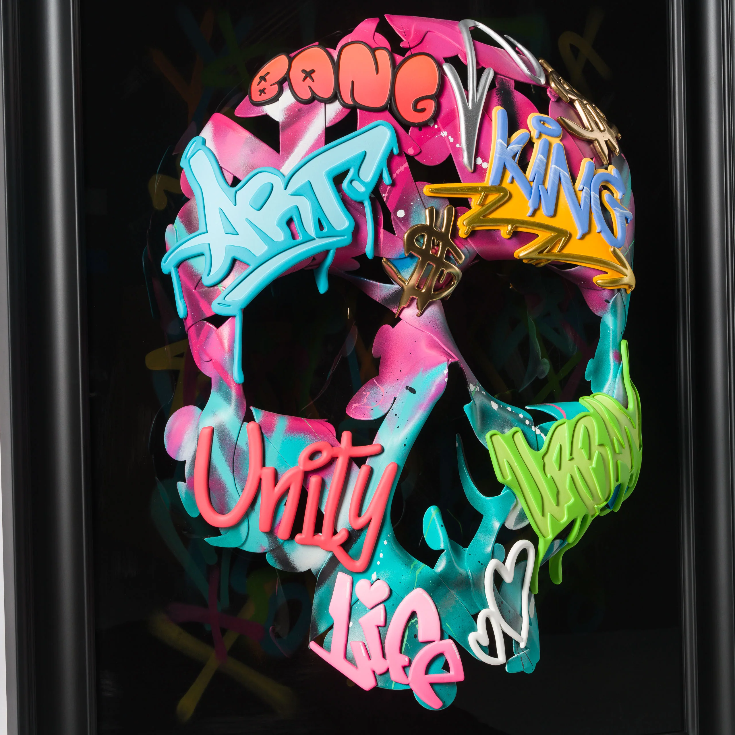 Look Into My Eyes (Pink & Teal) - Image 7
