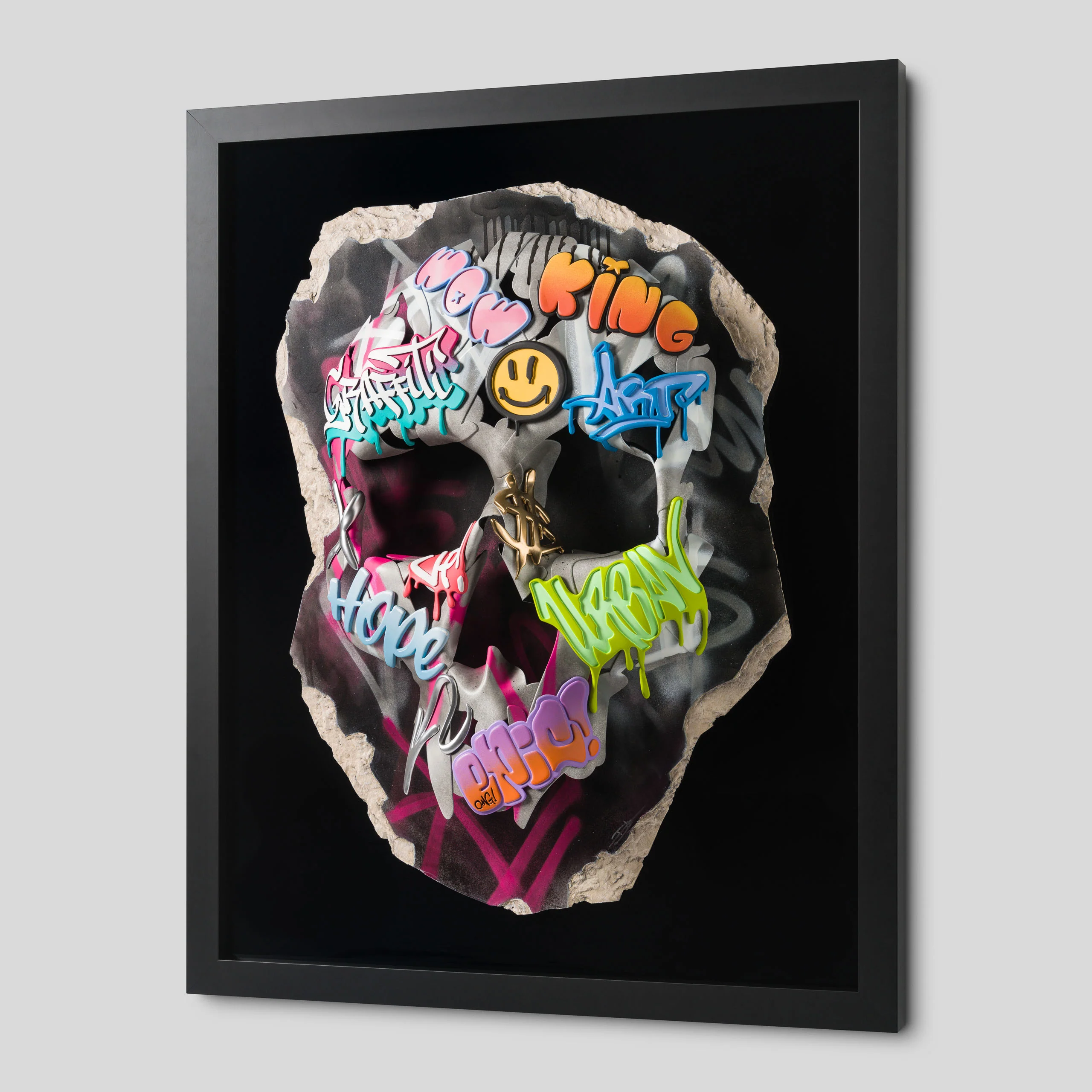 Urban Relic Skull (Black & Pink) - Image 2