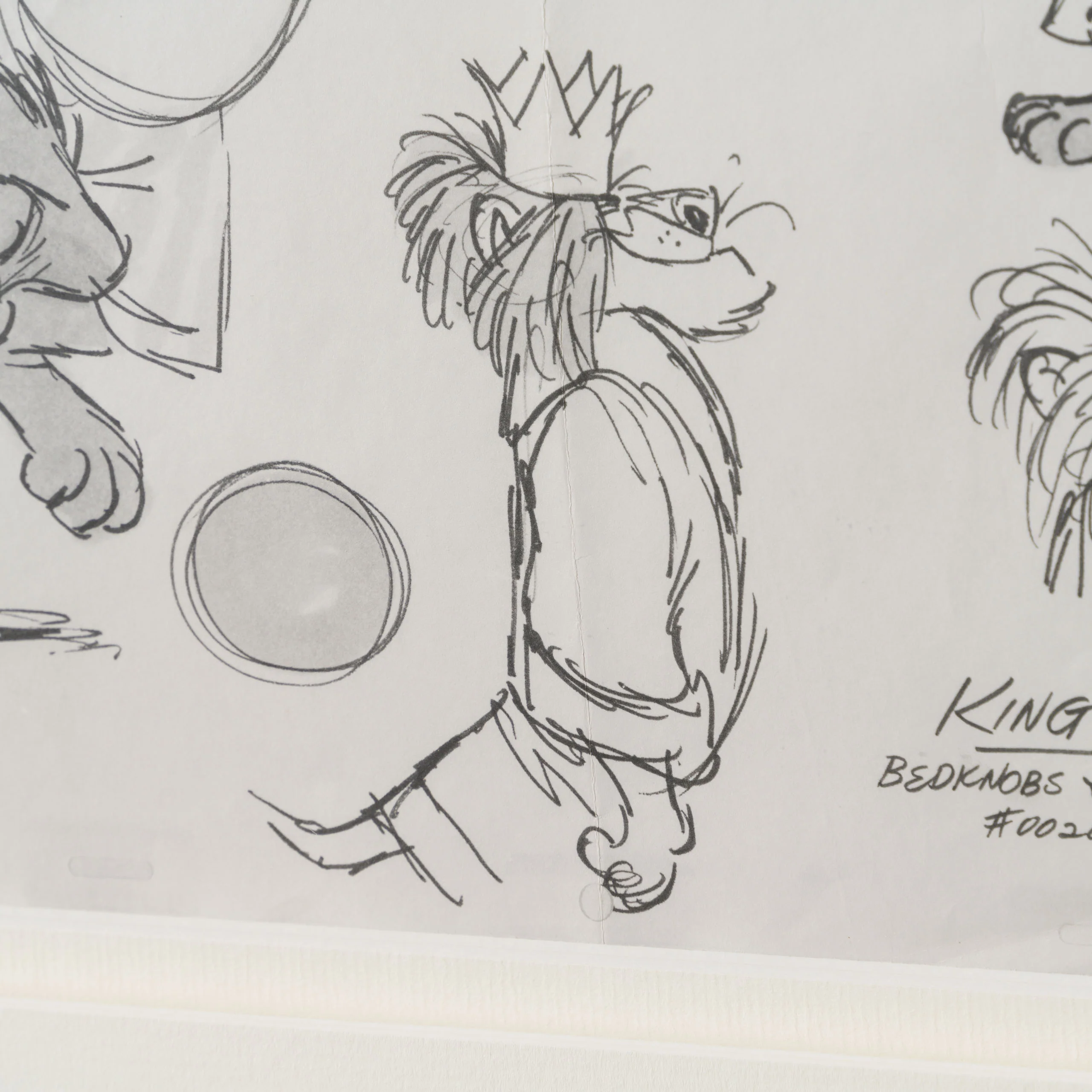 Bedknobs And Broomsticks: King Lion Model Sheet (1971) - Image 5