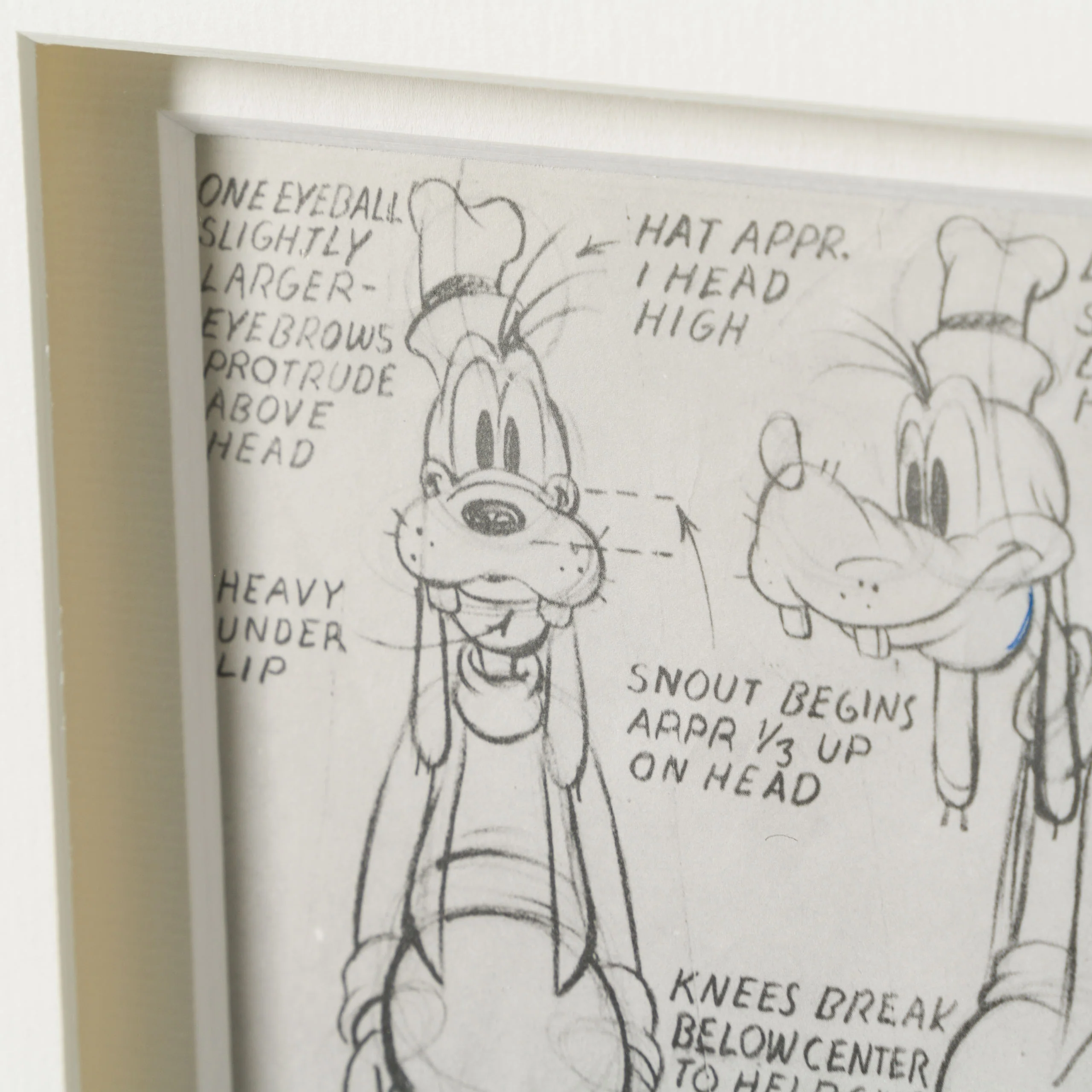 Goofy Full Figure Model Sheet (Circa 1940s) - Image 3