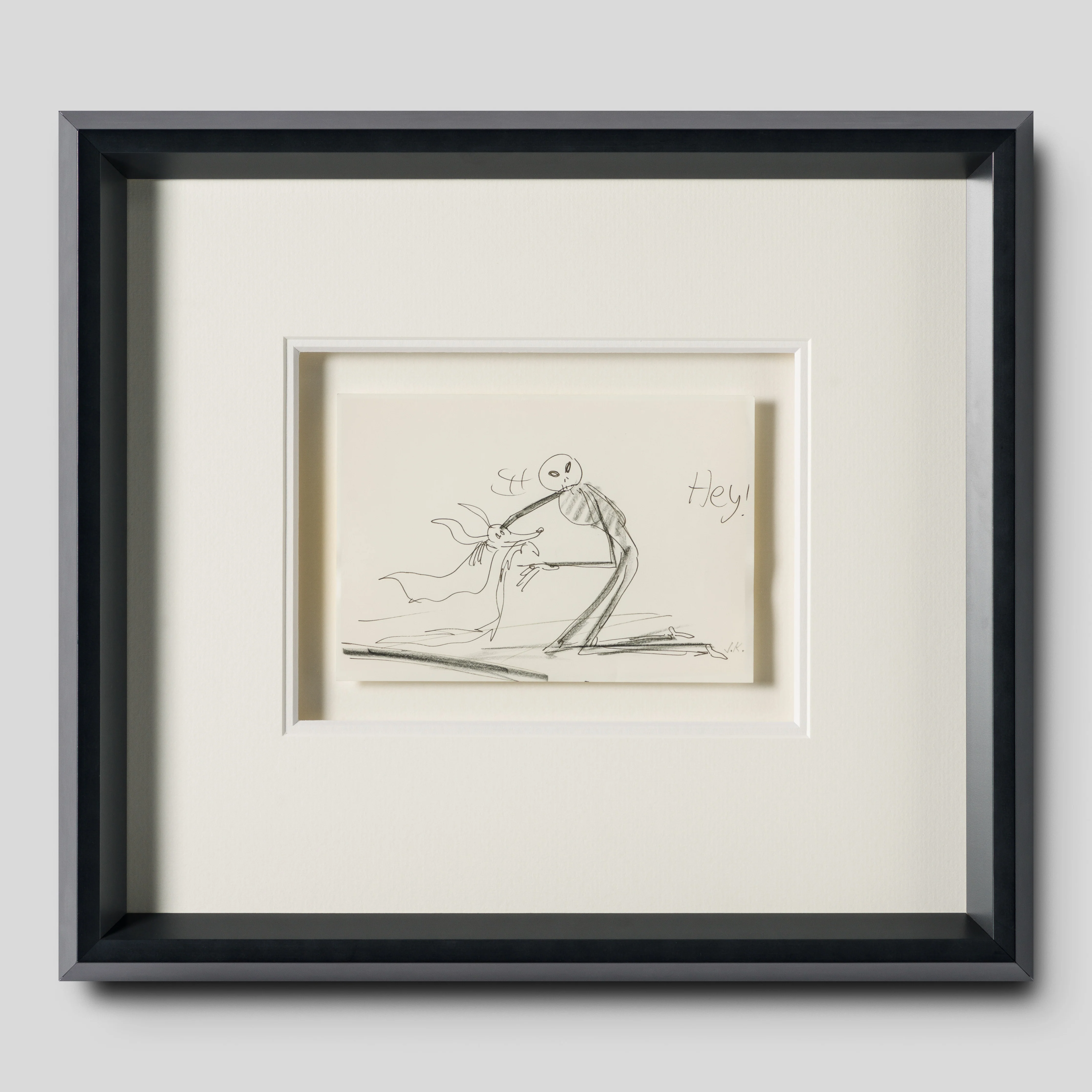 Jack Skellington and Zero Storyboard (from 'The Nightmare Before Christmas', 1993)