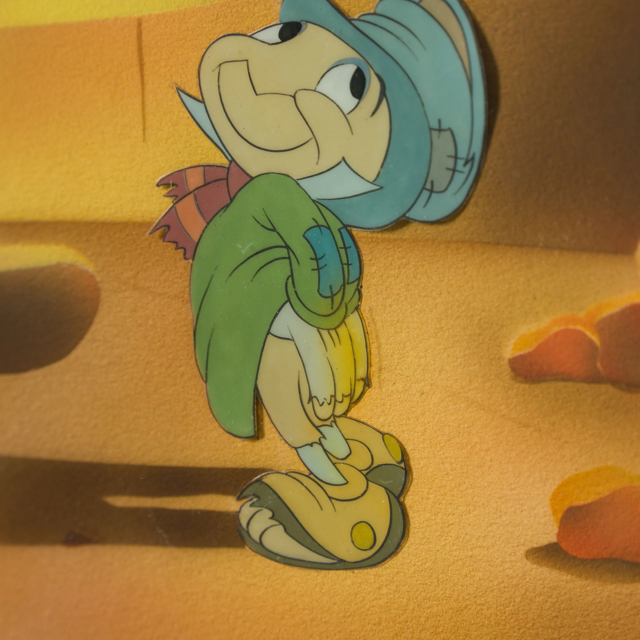 Jiminy Cricket Original Courvoisier Production Cel - Image 3