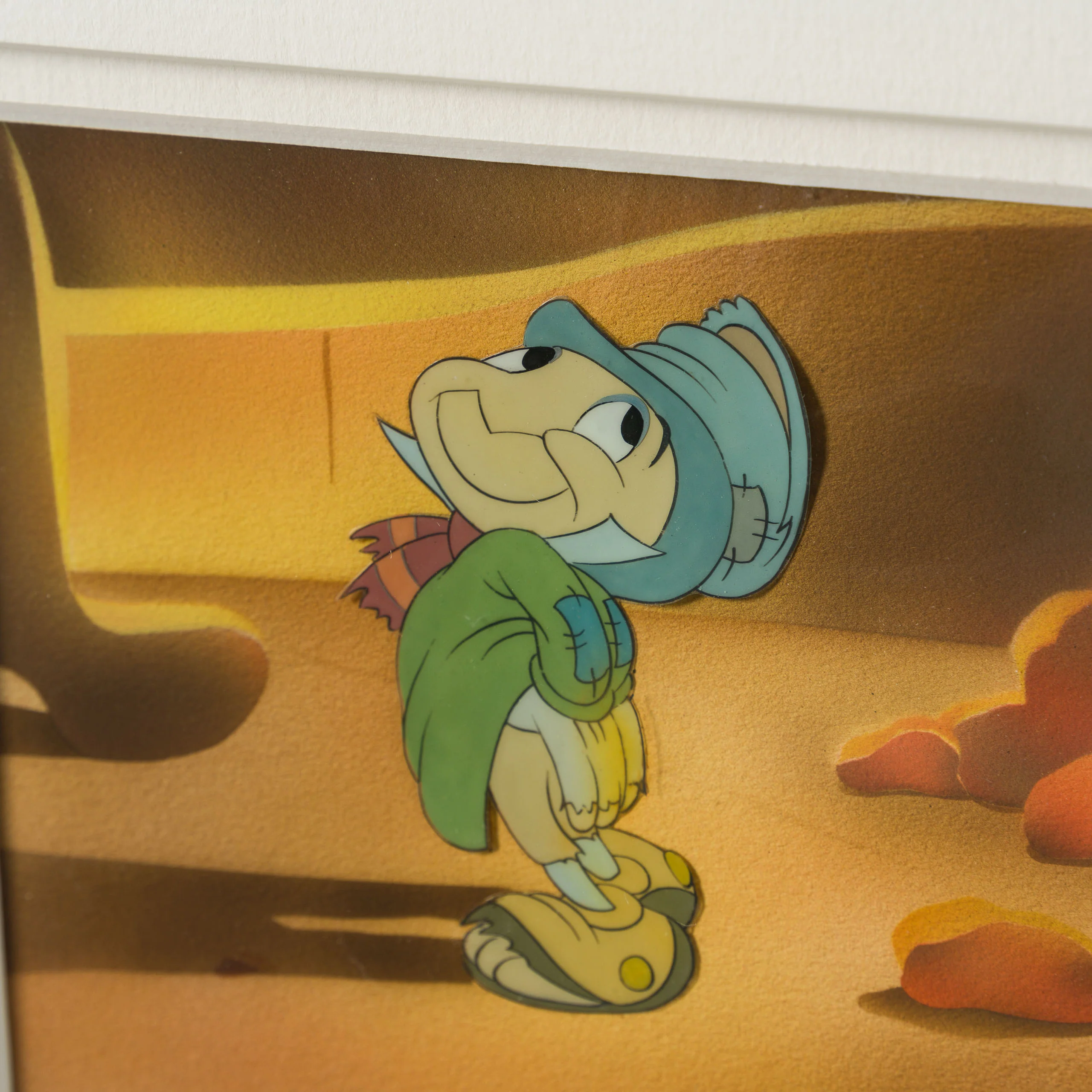 Jiminy Cricket Original Courvoisier Production Cel - Image 5