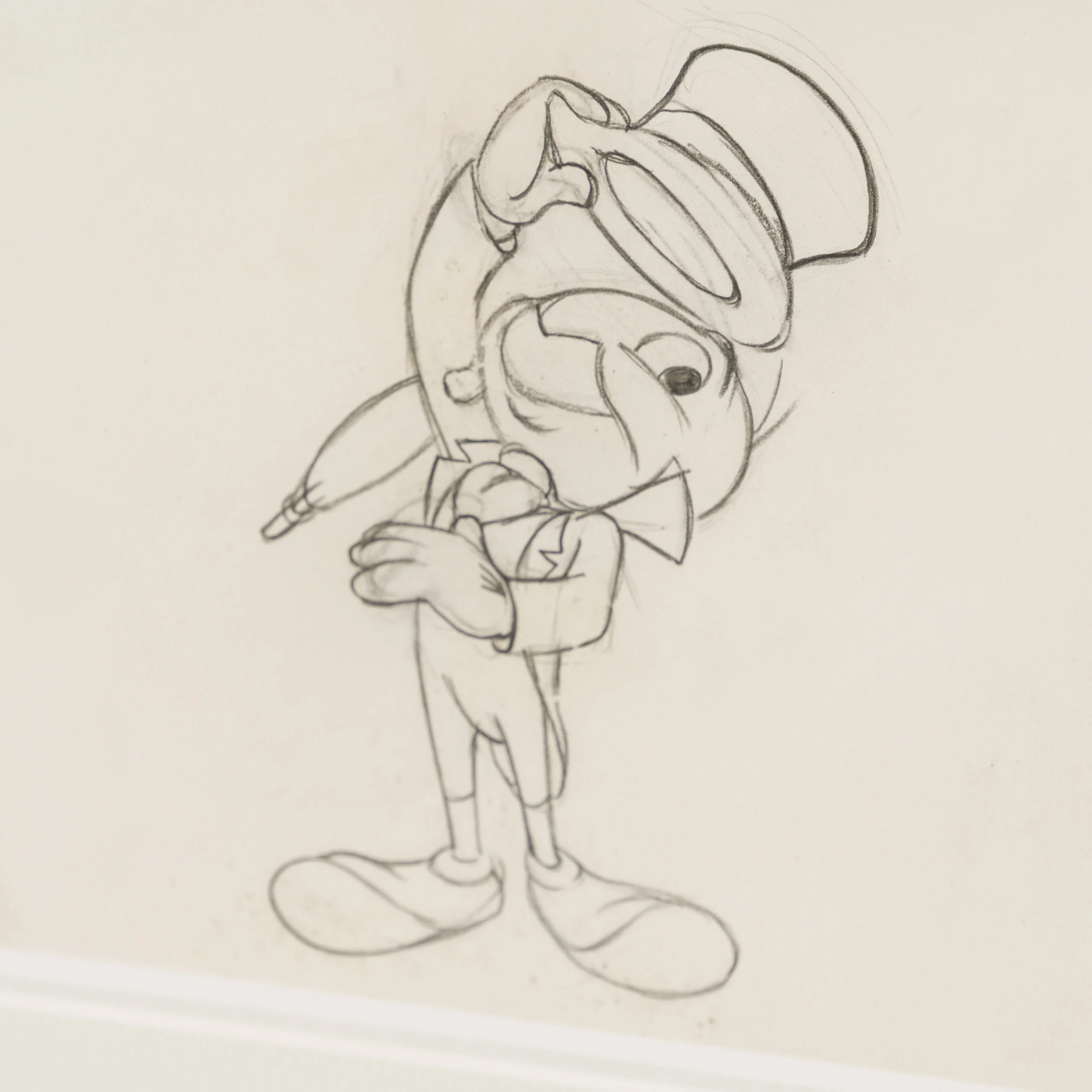 Jiminy Cricket Original Production Cel And Drawing 2 (1970s) signed by Preston Blair - Image 7