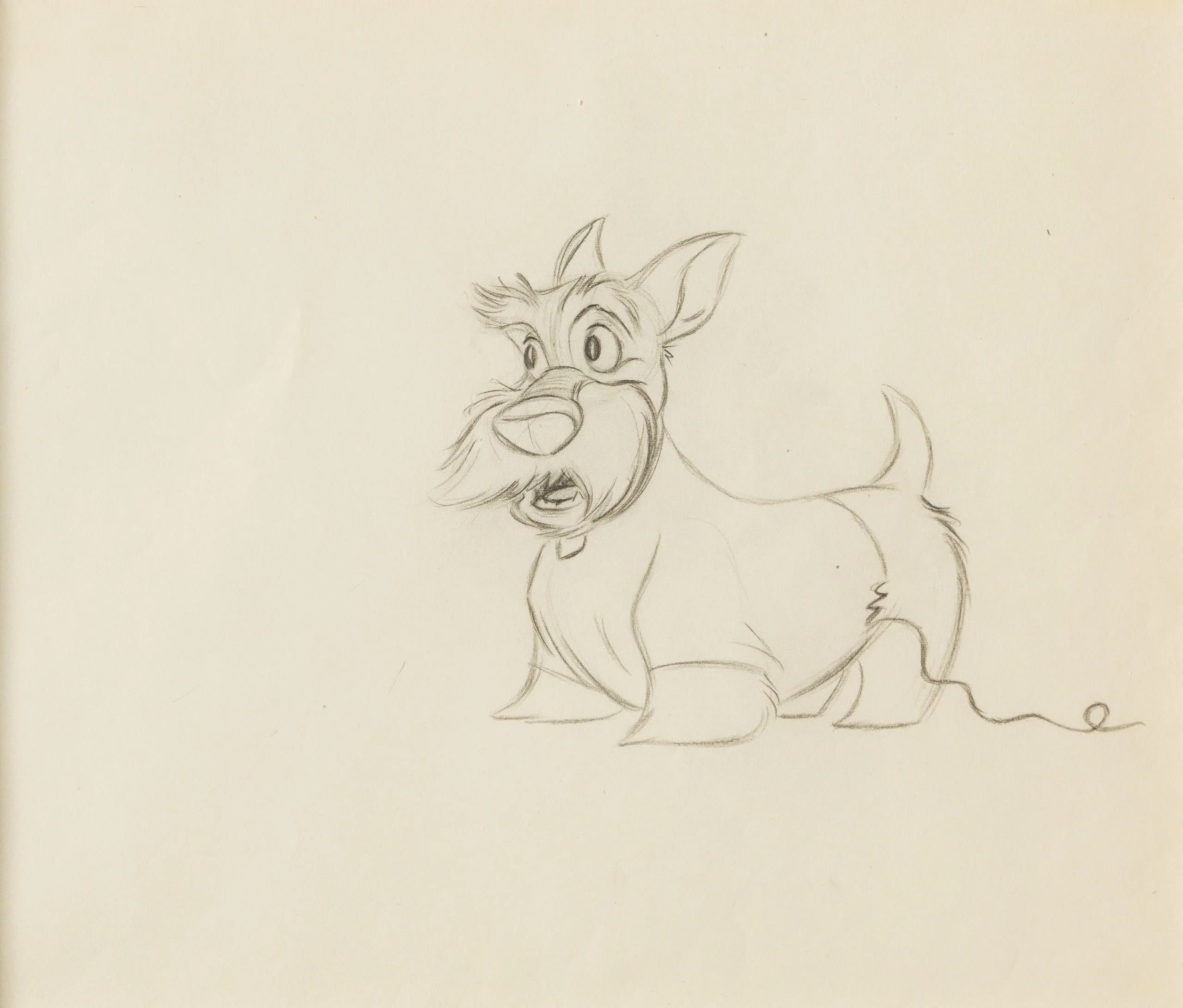 Lady And The Tramp: Jock Original Production Drawing (1955) - Image 6