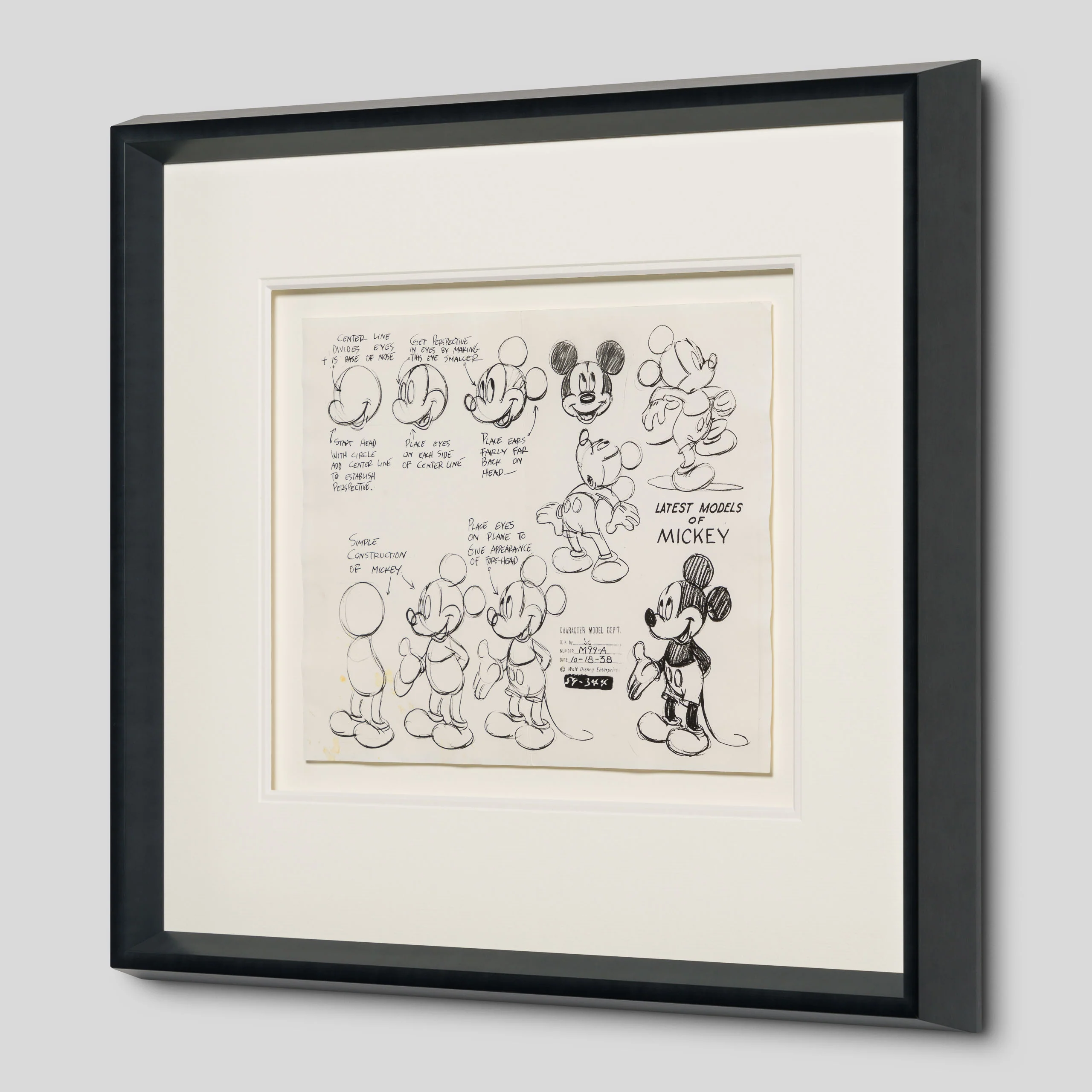 Latest Models Of Mickey 2, Model Sheet (Circa 1940s) - Image 2