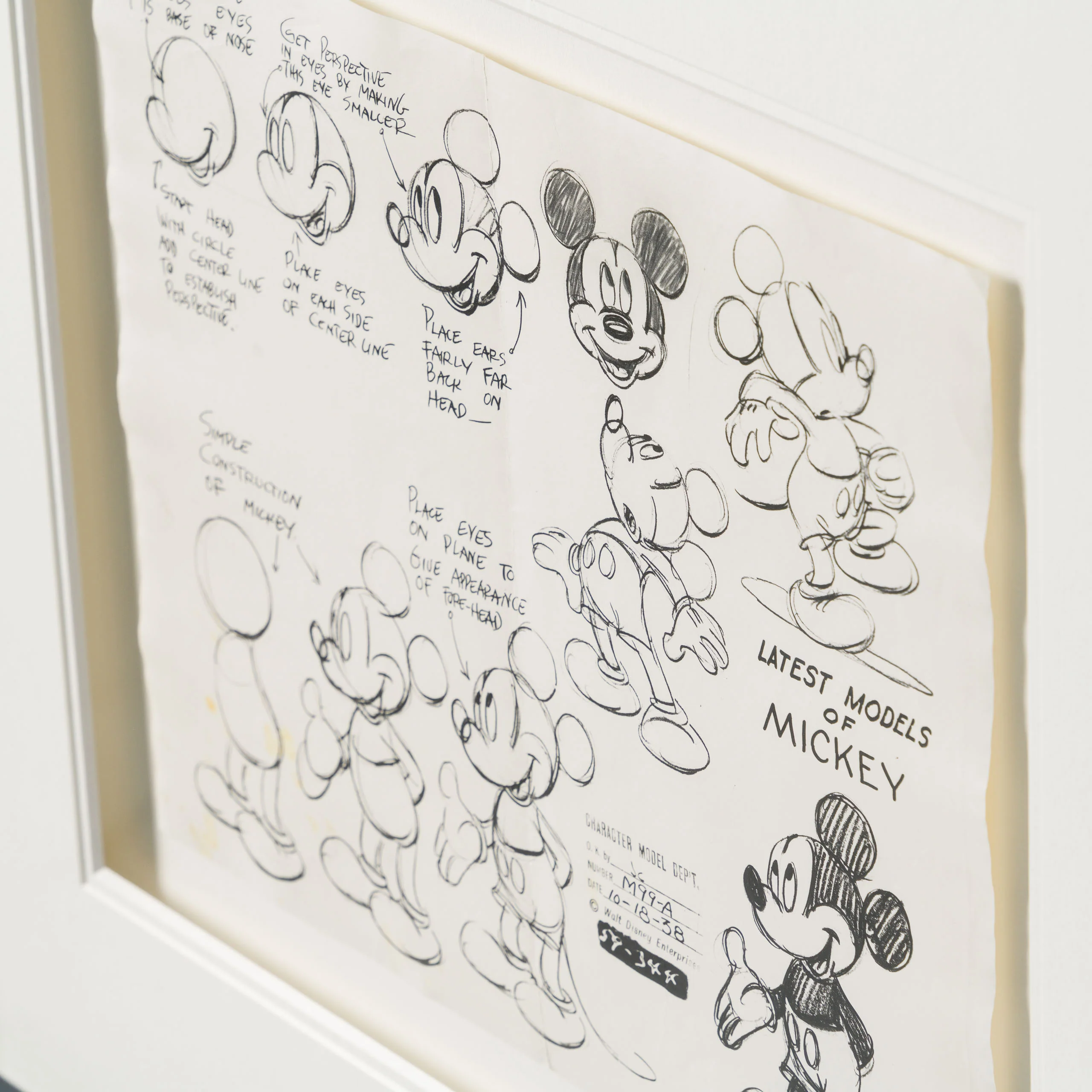 Latest Models Of Mickey 2, Model Sheet (Circa 1940s) - Image 5