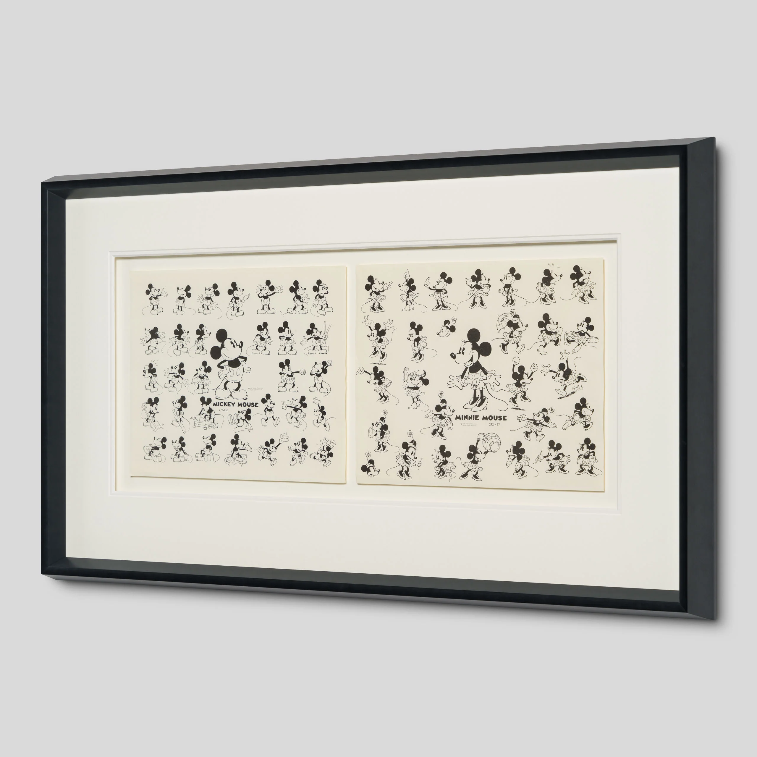 Mickey And Minnie Mouse Set of Model Sheets (Circa 1930s) - Image 2
