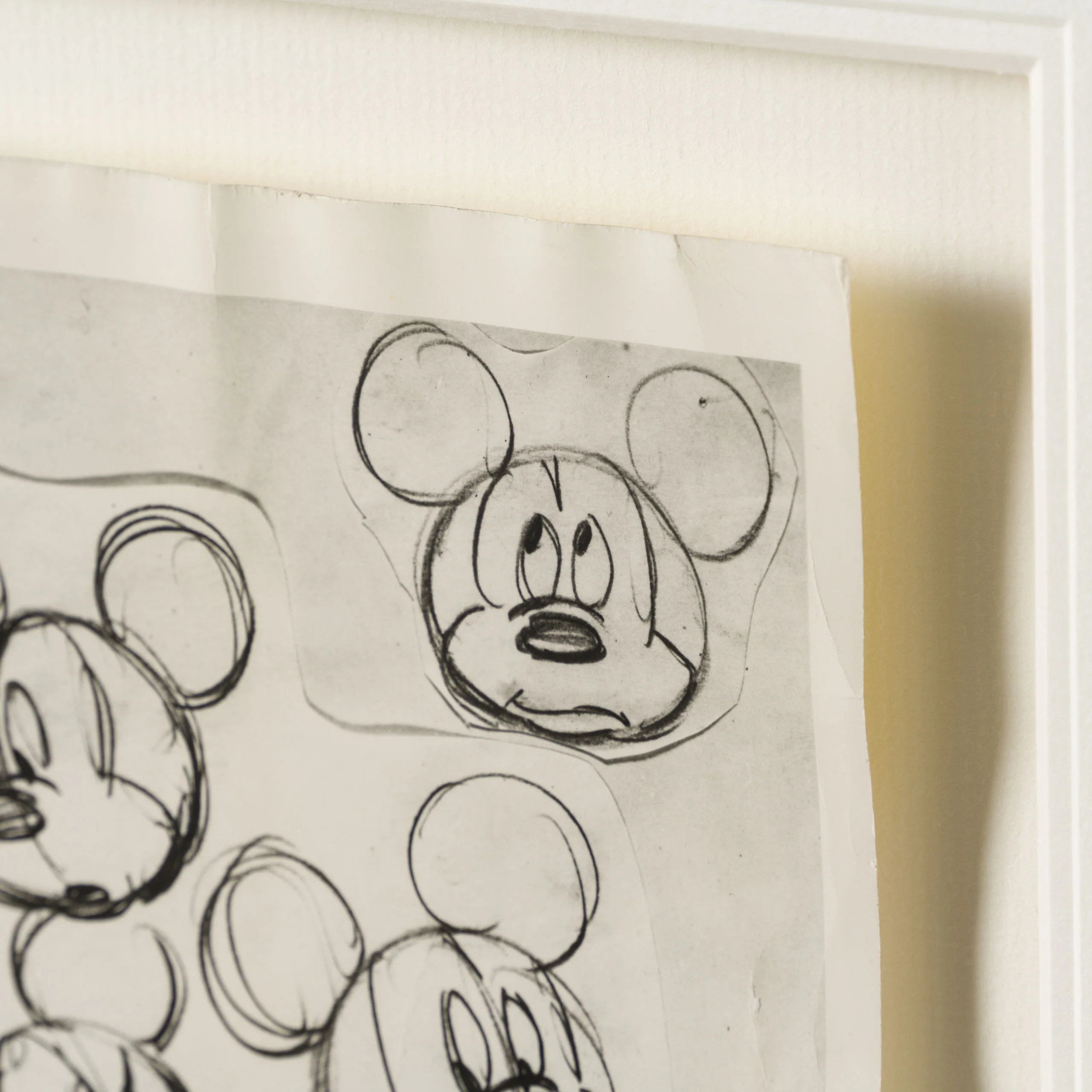 Mickey Mouse Action Sketches And Heads Model Sheet (Circa 1940s) - Image 5