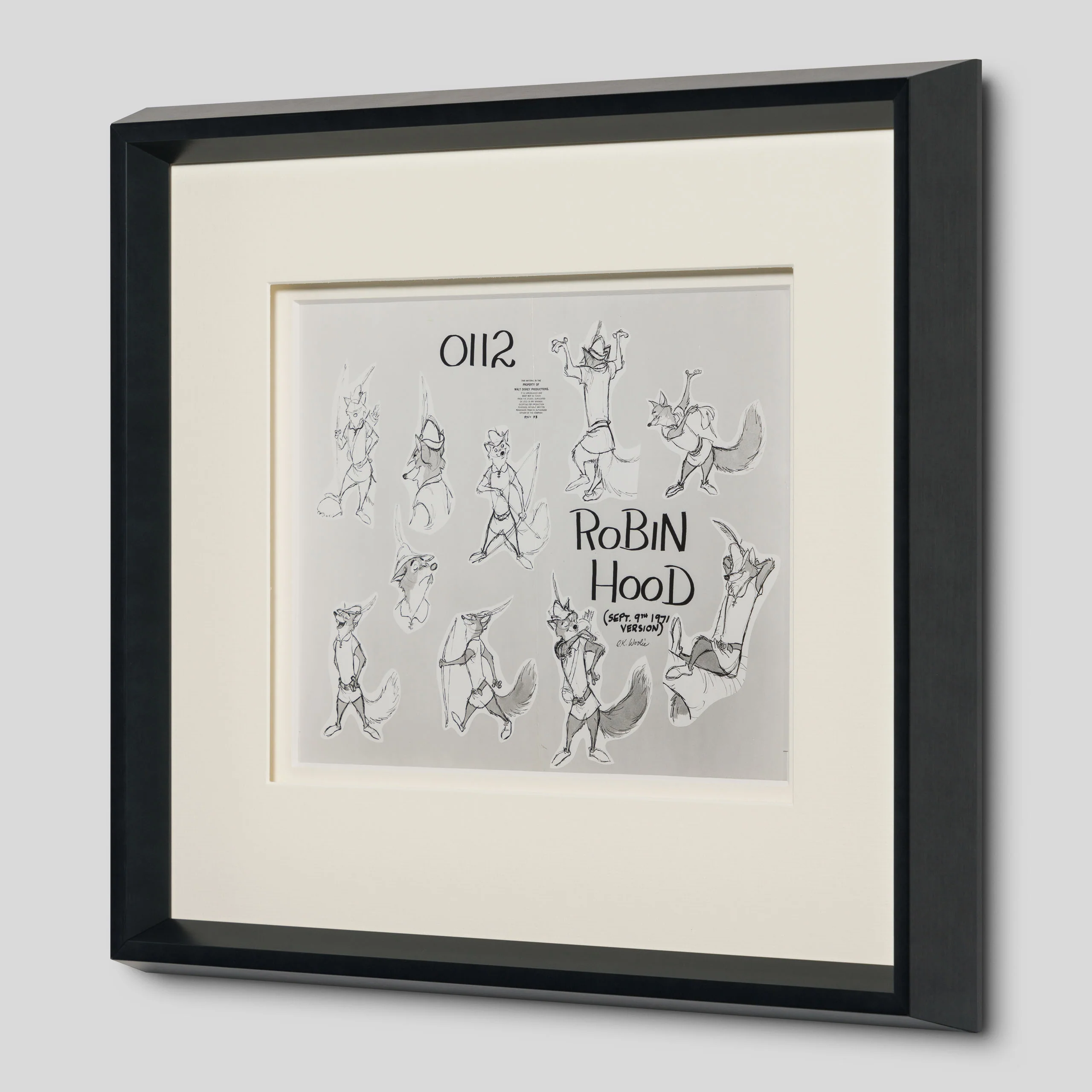 Robin Hood 1 Model Sheet (1973) - Image 2