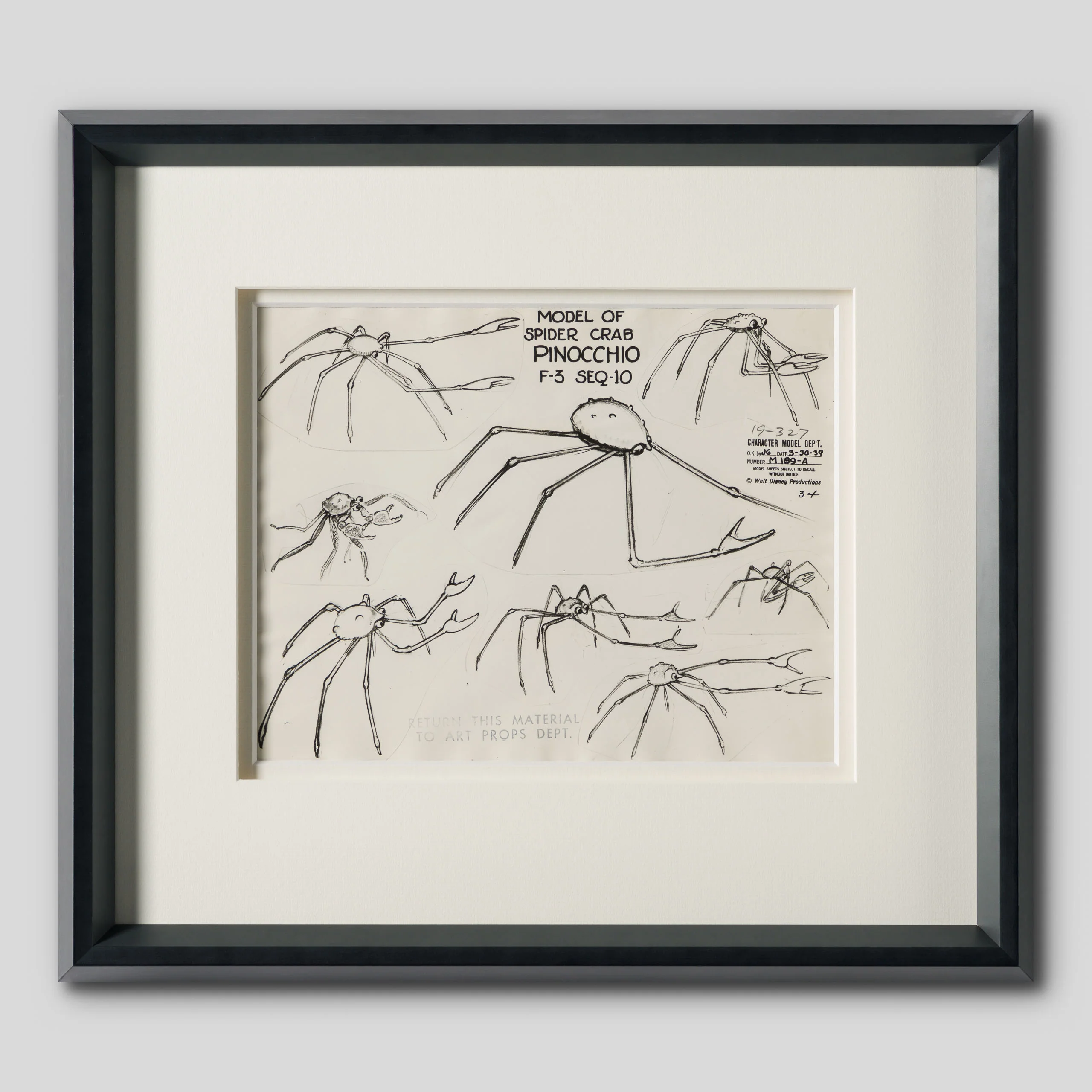 Spider Crab Model Sheet