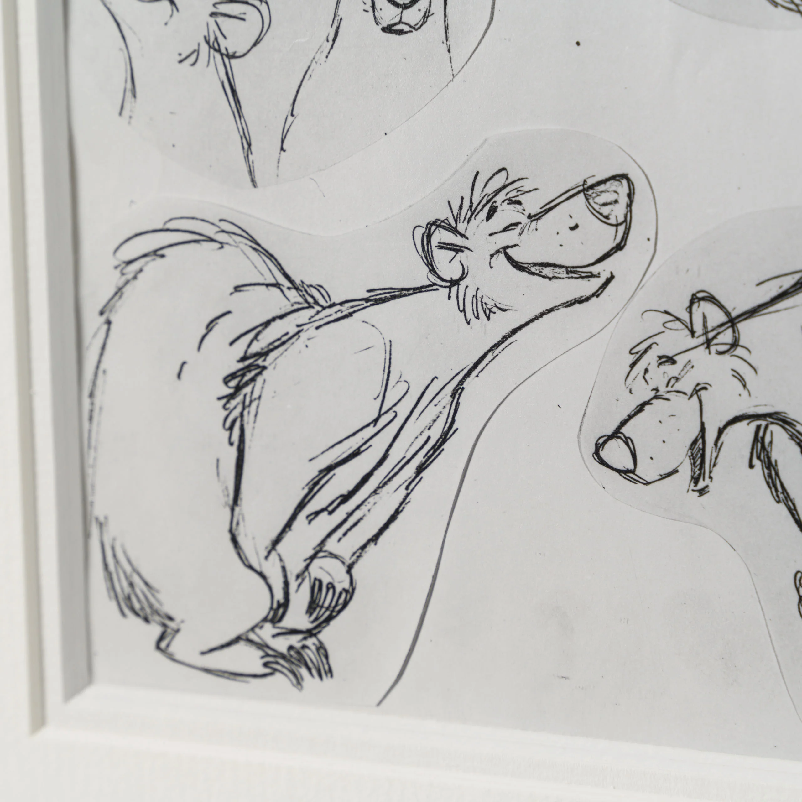 The Jungle Book: Baloo Original Production Cel and Model Sheet set (1967) - Image 5