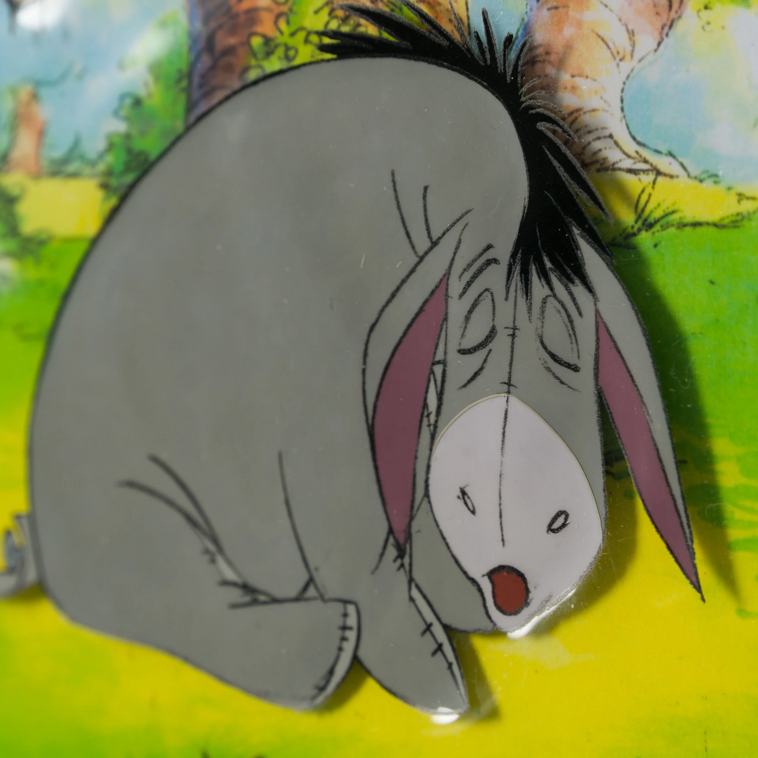 Winnie The Pooh And The Honey Tree: Eeyore And Bee, Original Production Cel (1977) - Image 3