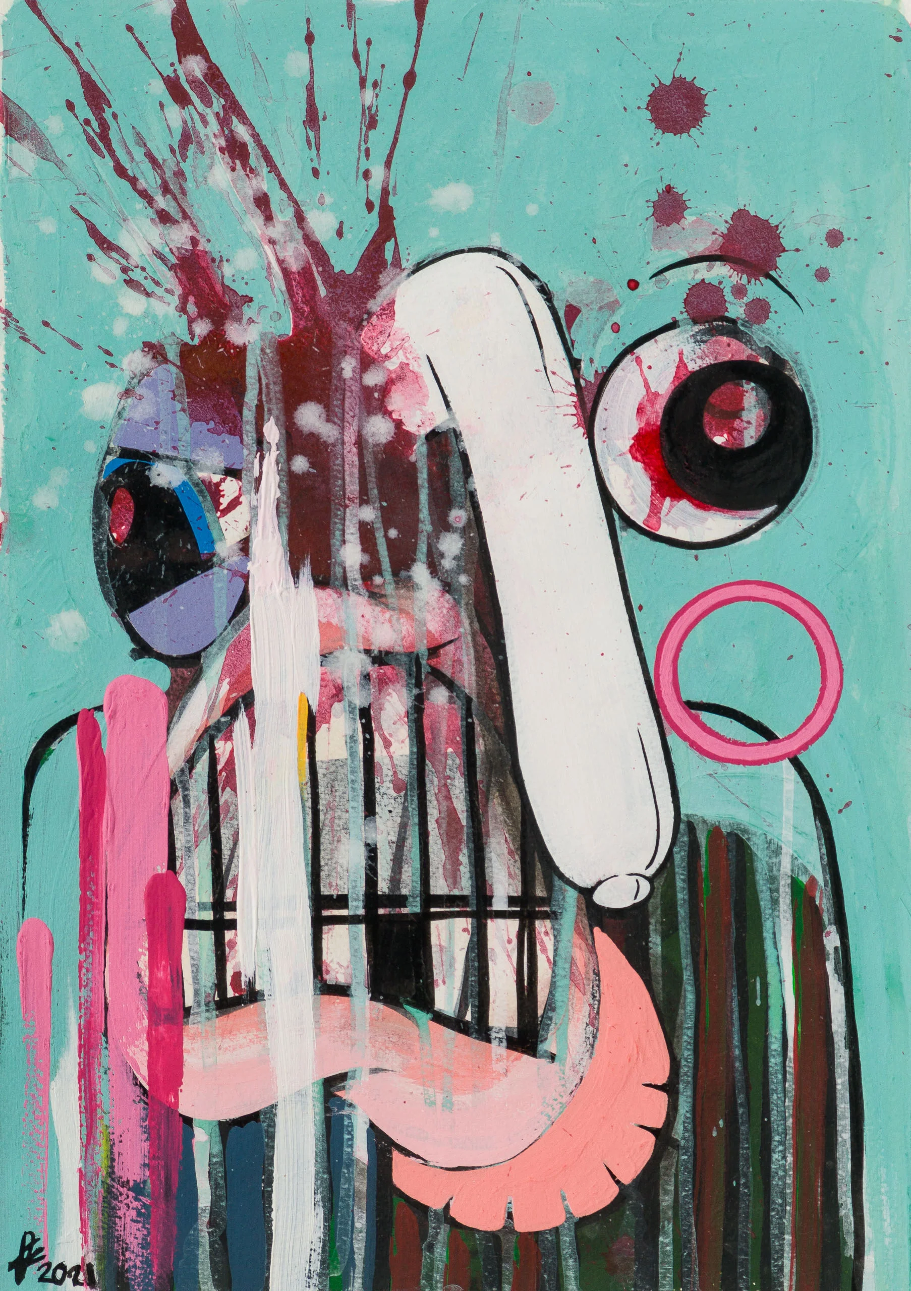 Exploding Head 2.0 | Blue II - Image 7
