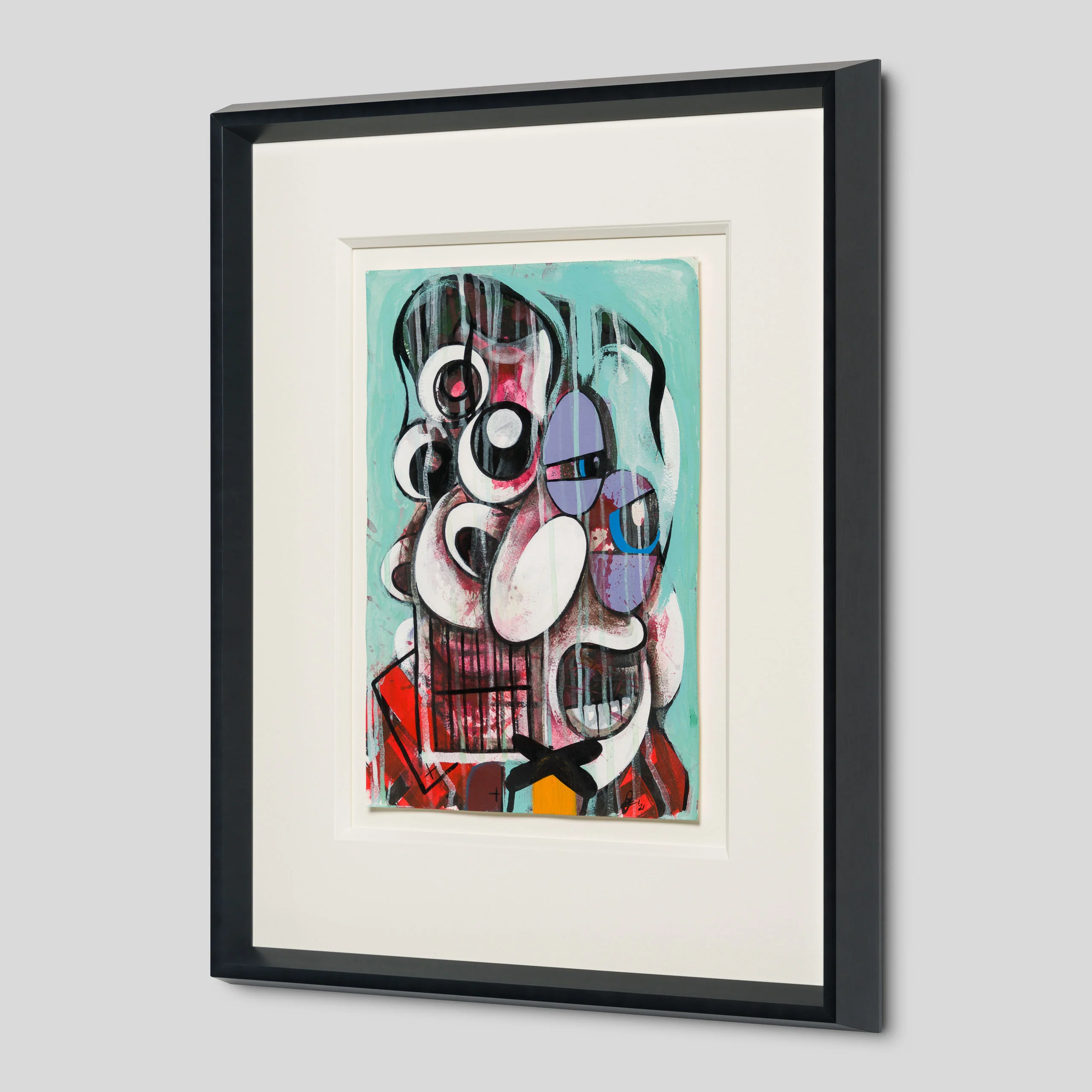 Study For A Portrait Of JK (Blue) - Image 2