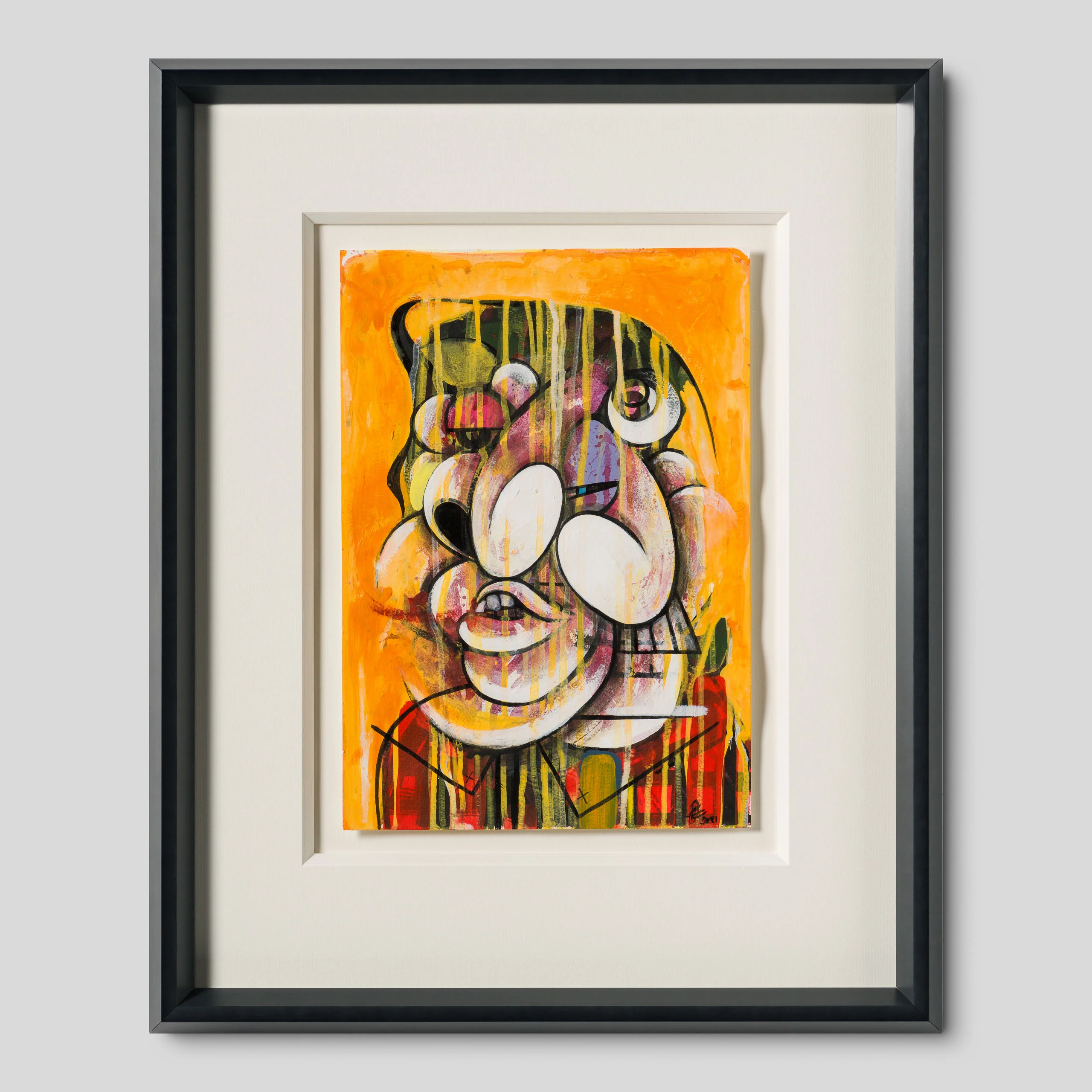 Study For A Portrait Of JK (Orange II)