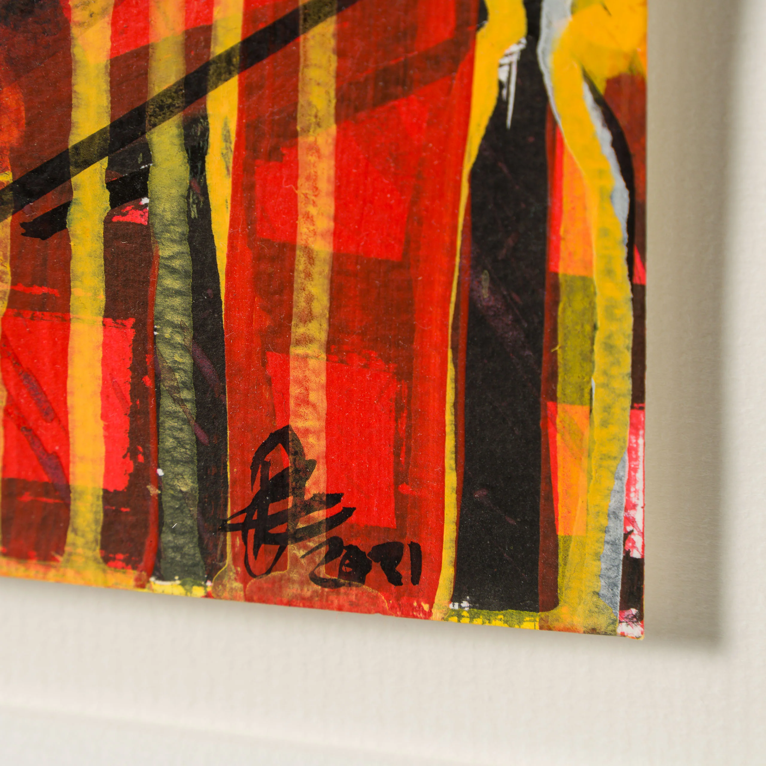 Study For A Portrait Of JK (Orange II) - Image 5