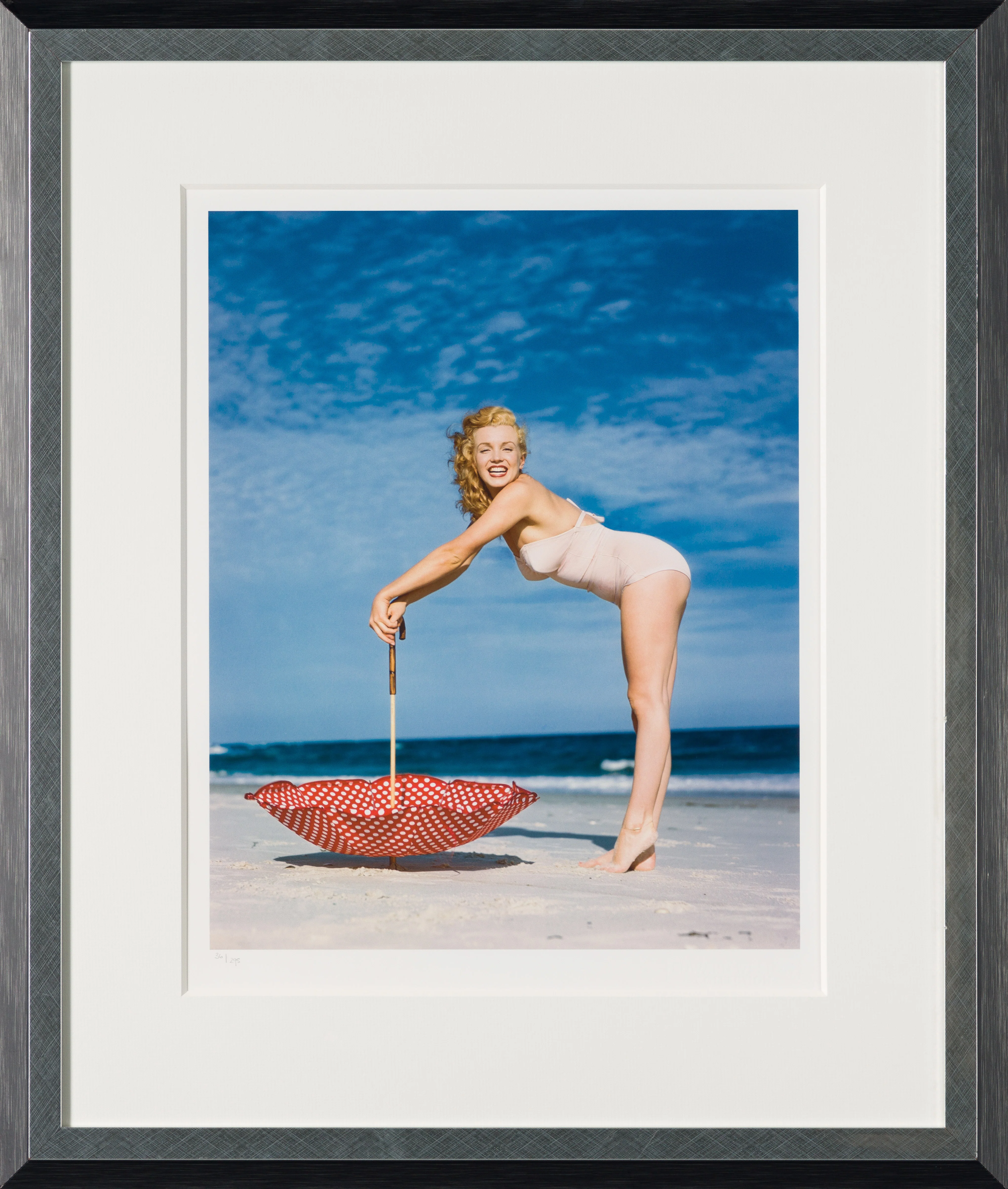 Polka Dot Umbrella, Tobay Beach, 1949 - Image 5