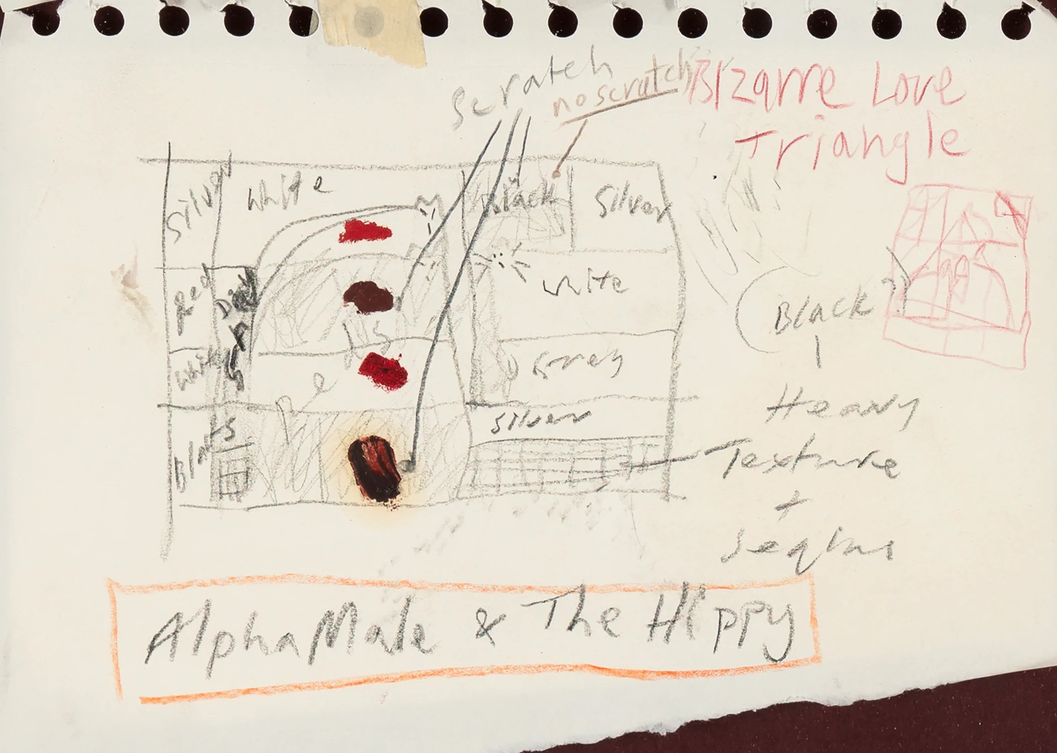 Study For Alpha Male & The Hippy - Image 3