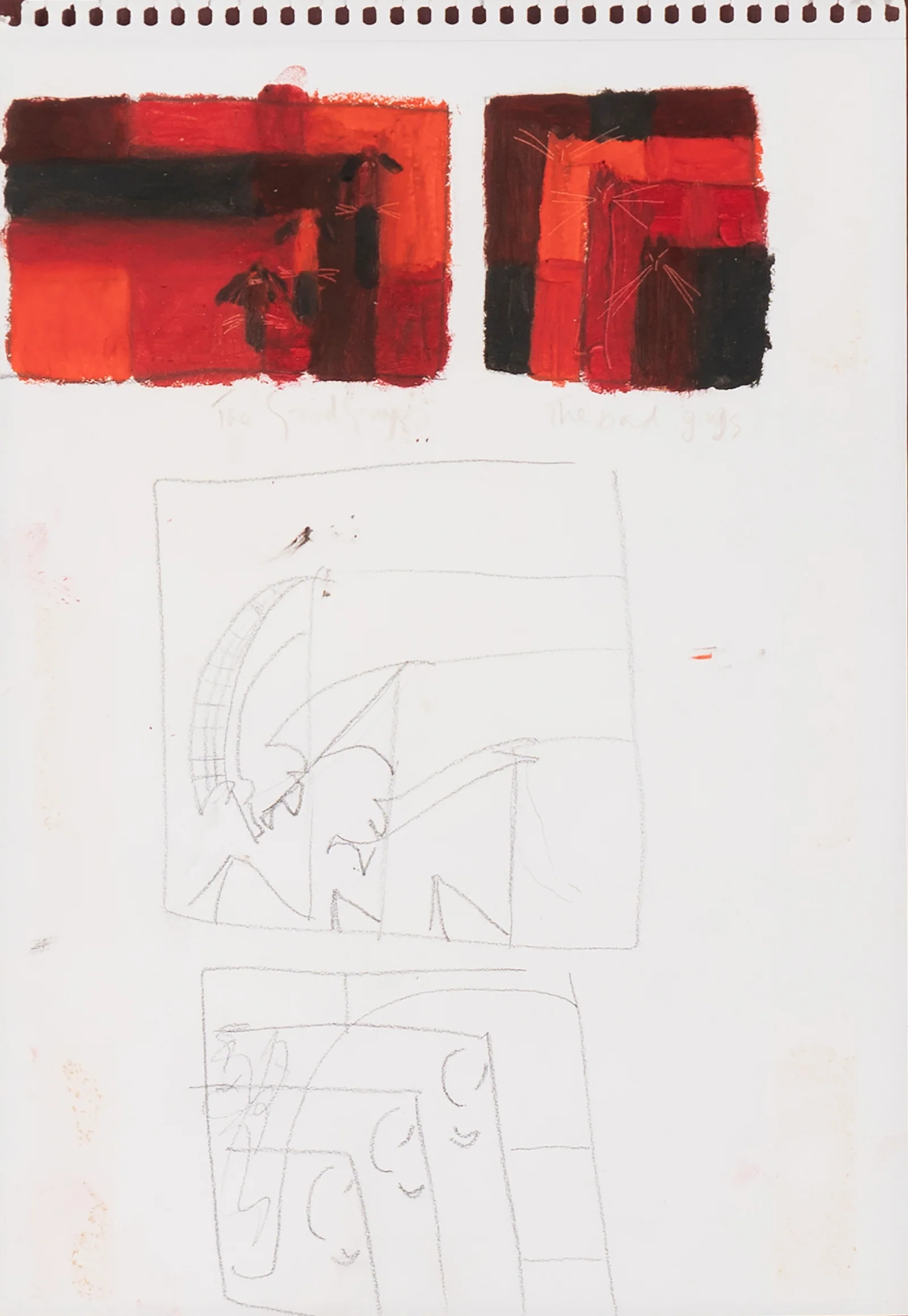 Study for Good Guys & Bad Guys - Image 4