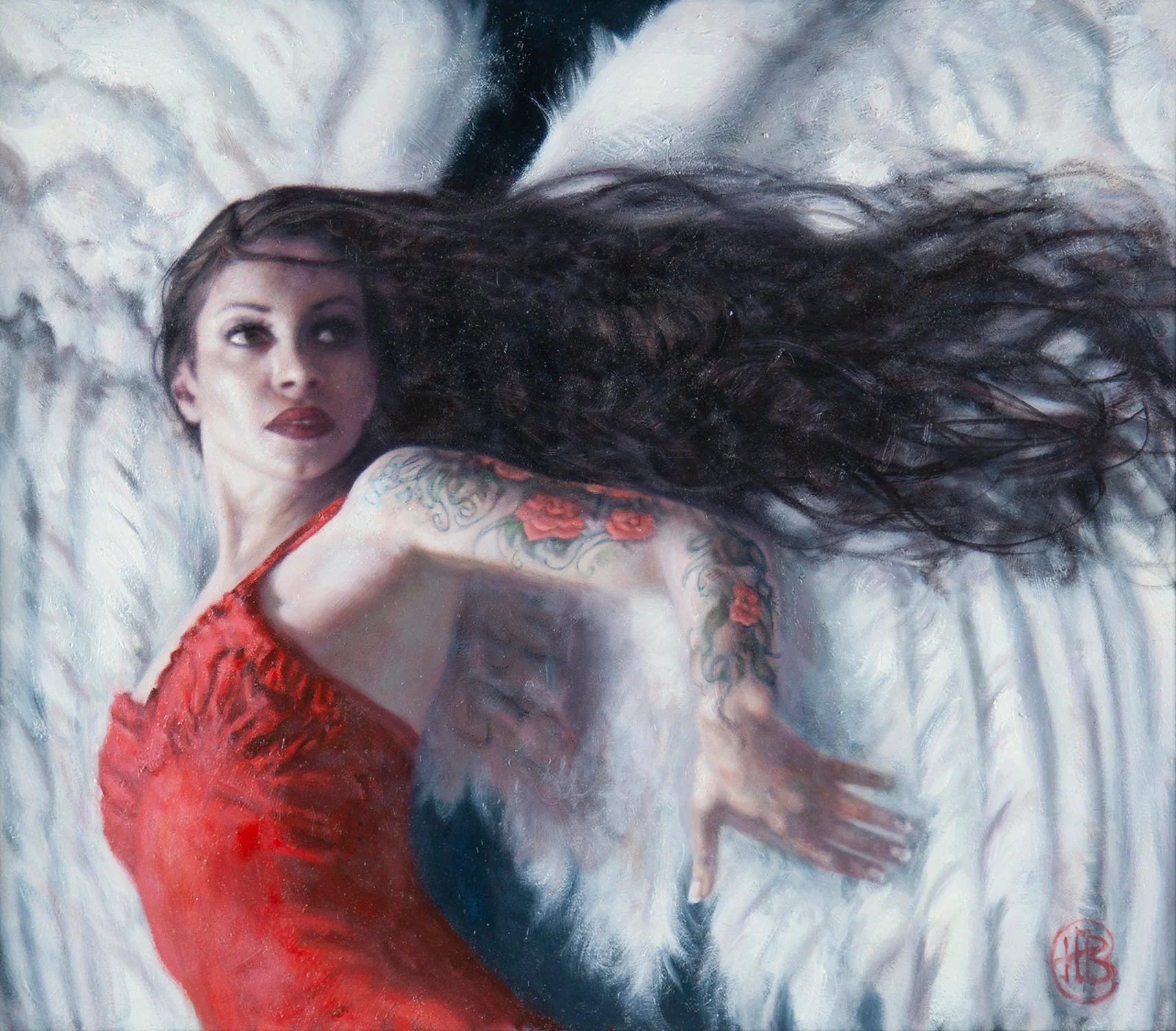 Angel In A Red Dress - Image 4
