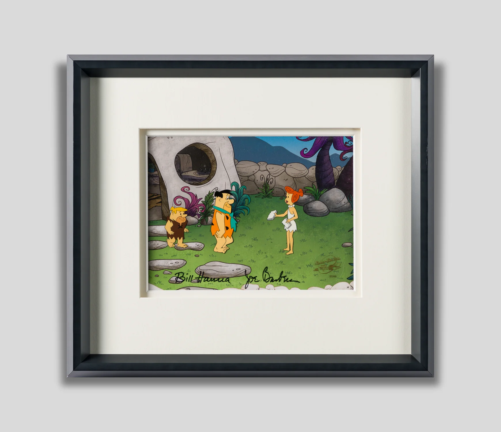 Fred, Wilma, Barney (1) Original Production Cel