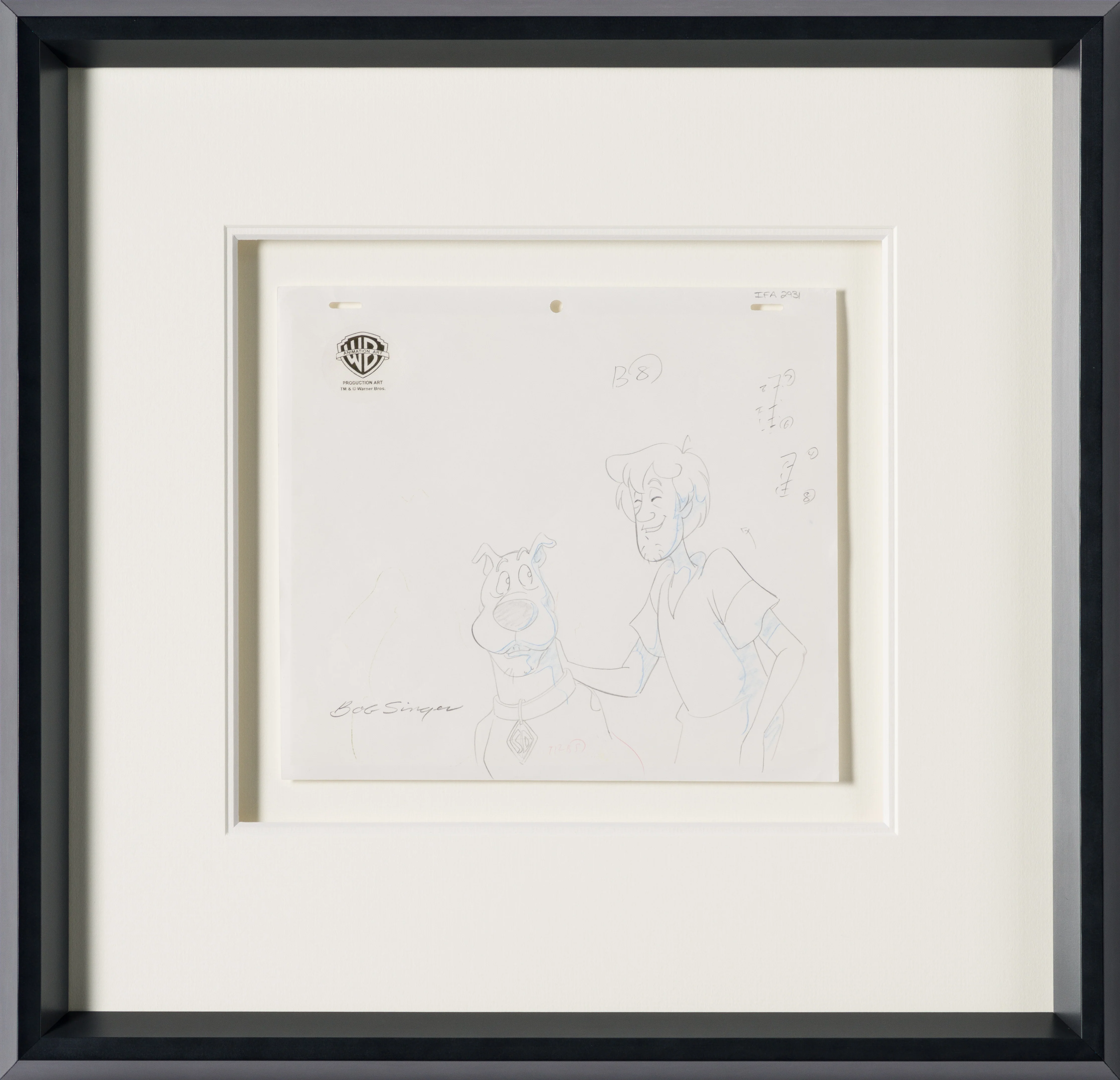 Scooby and Shaggy (5) Original Production Drawing - Image 7