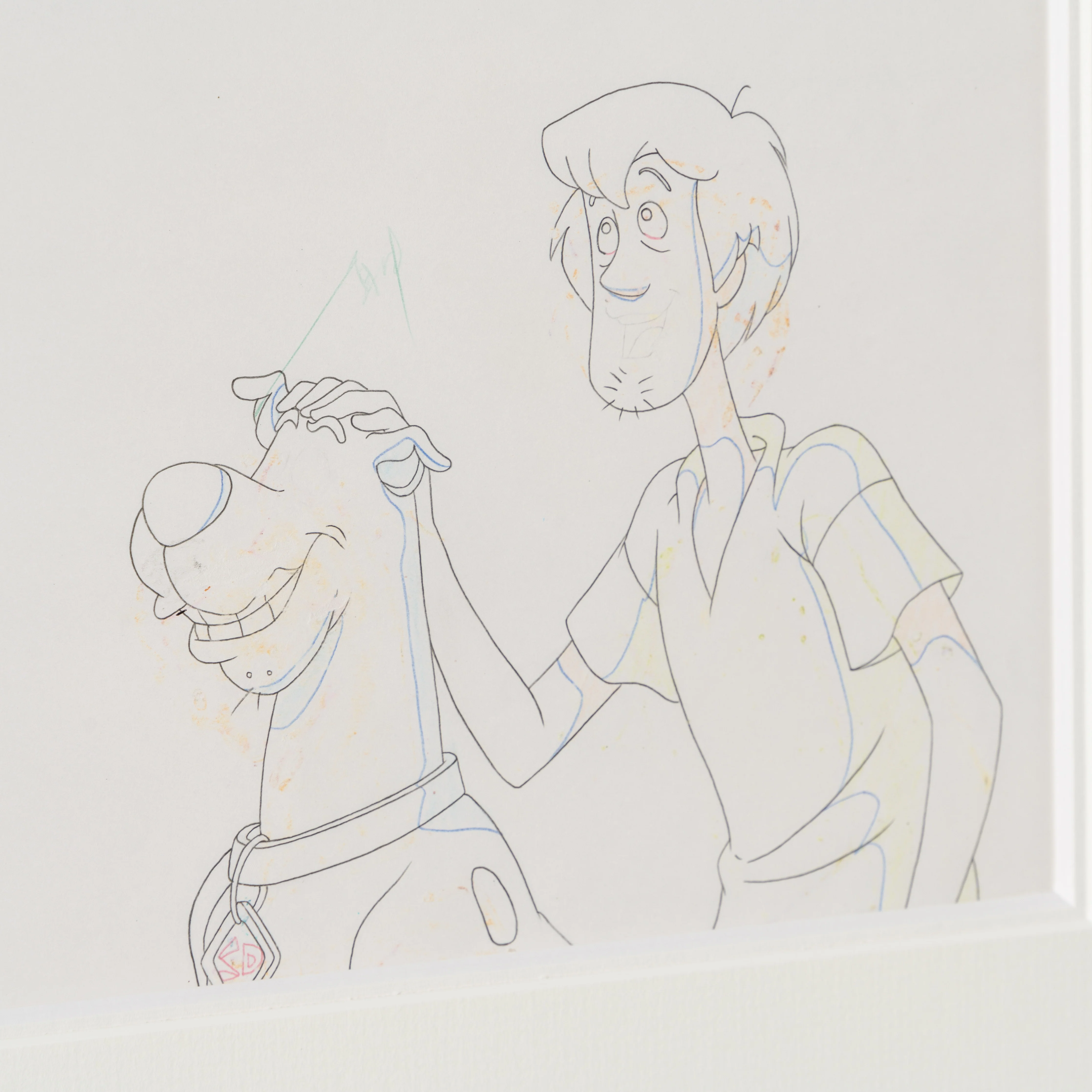 Scooby Doo and Shaggy (5) Original Production Cel and Drawing - Image 6