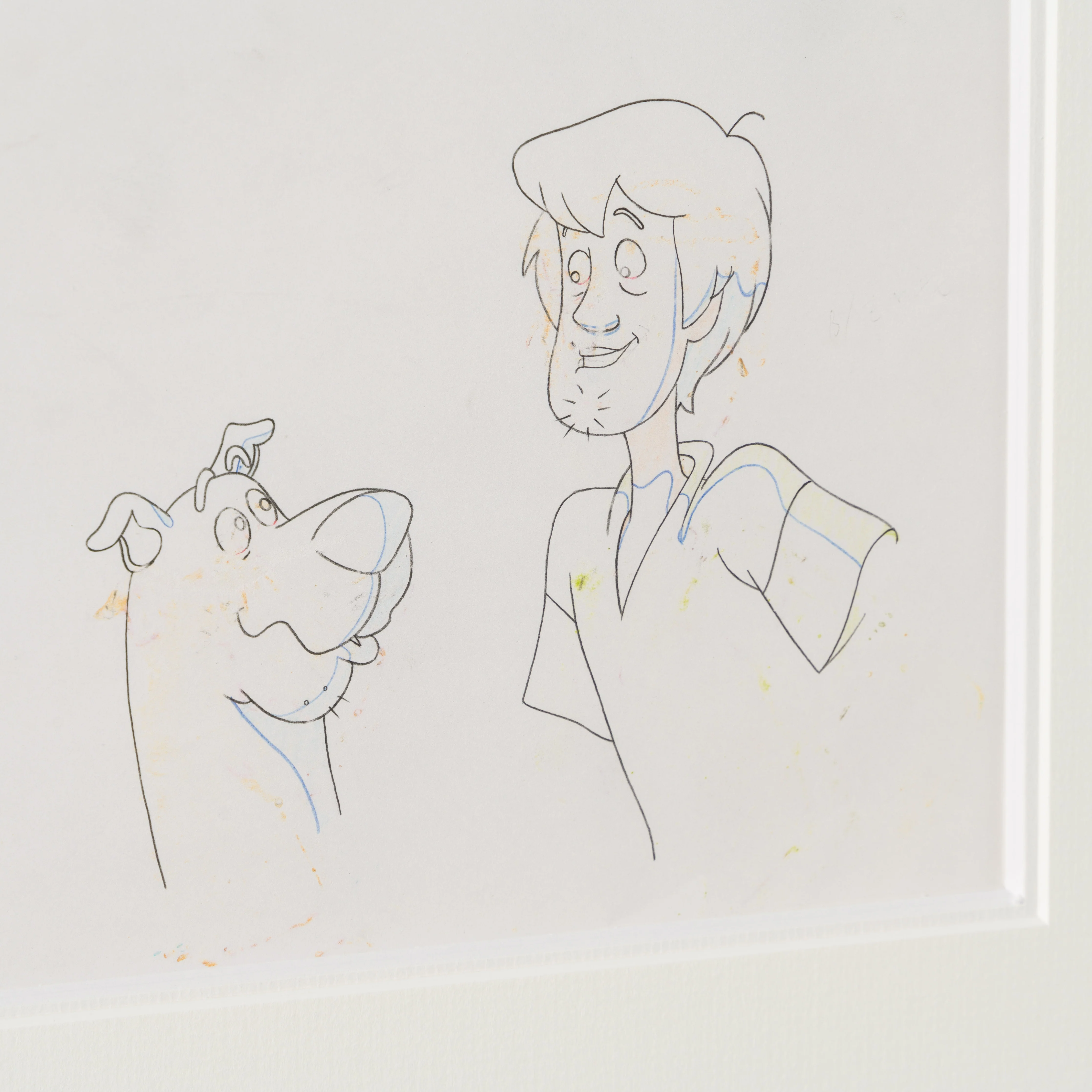 Scooby Doo and Shaggy (8) Original Production Cel and Drawing - Image 4