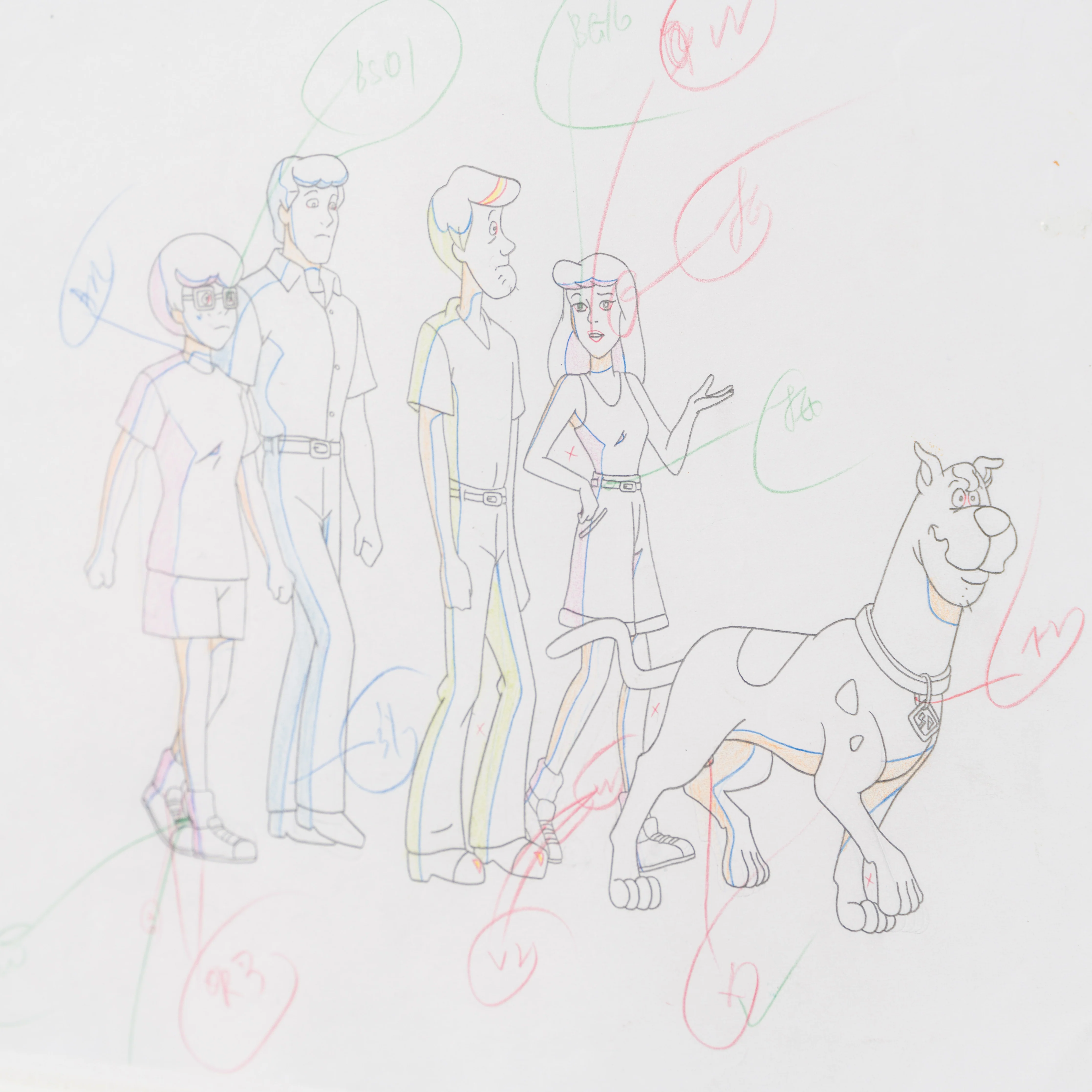 Scooby-Doo Gang (5) Pan OPC w/OPD - Image 9