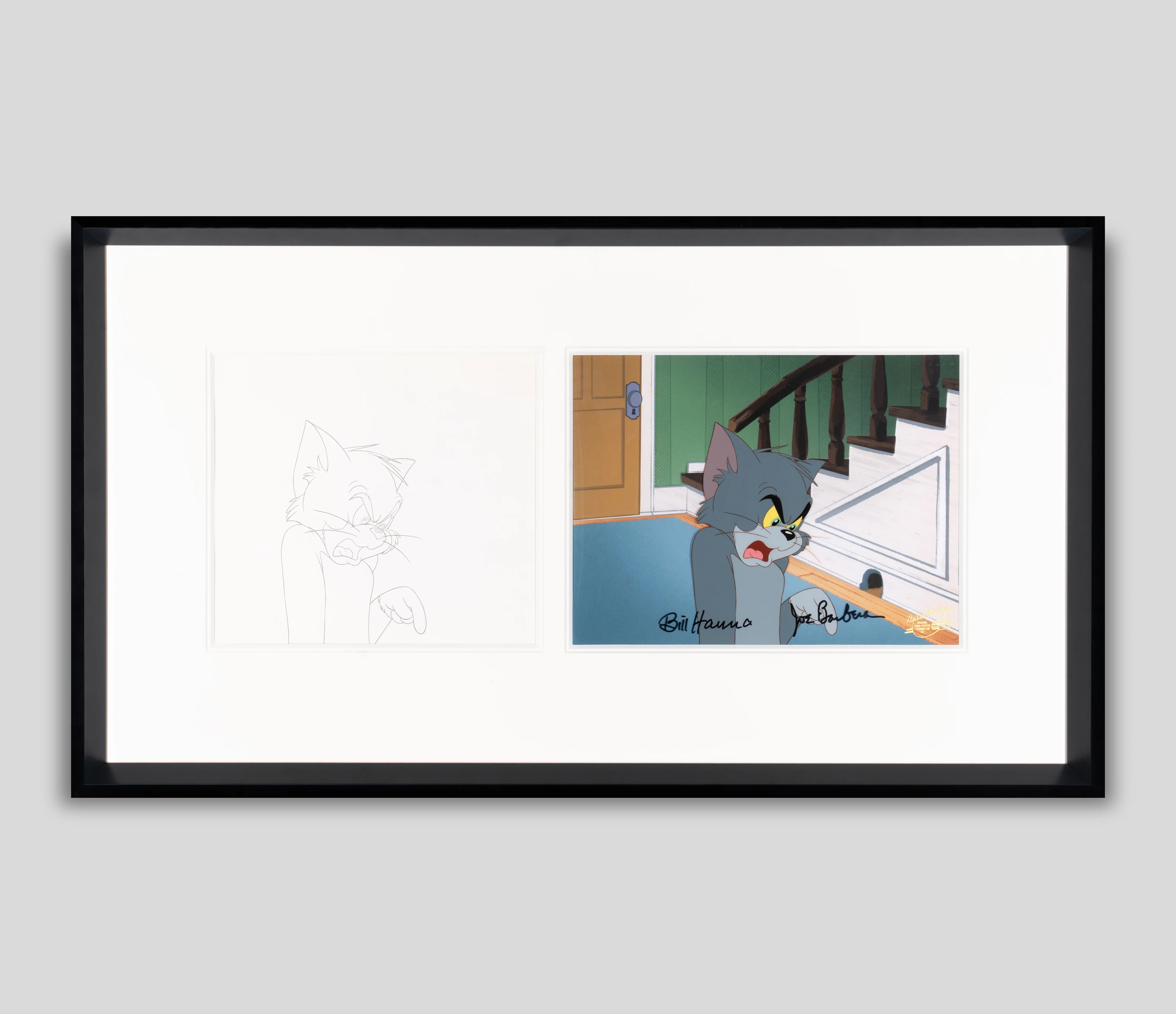 Tom (12) Original Production Cel with Original Production Drawing