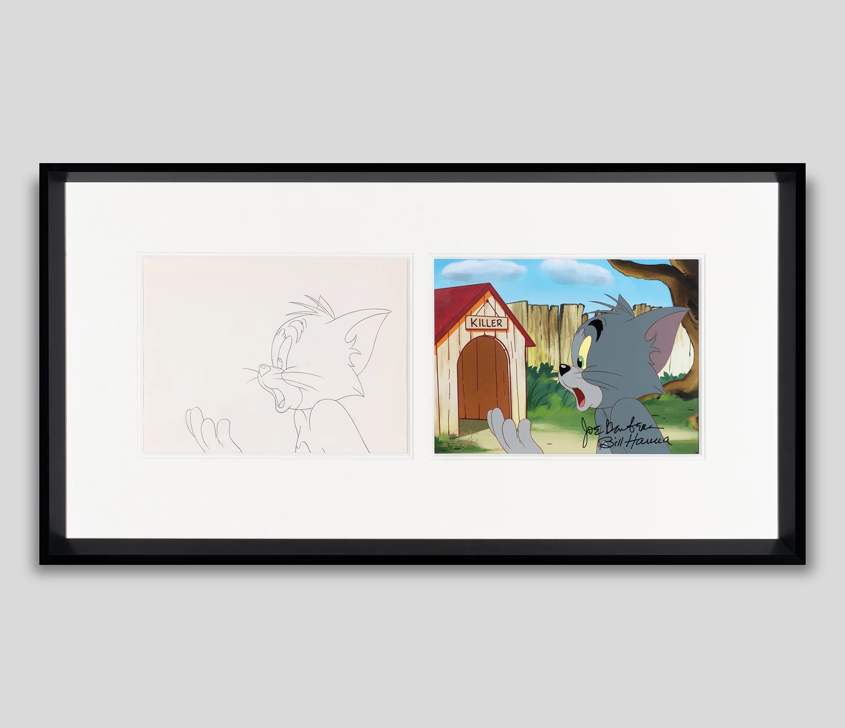 Tom (17) Original Production Cel with Original Production Drawing
