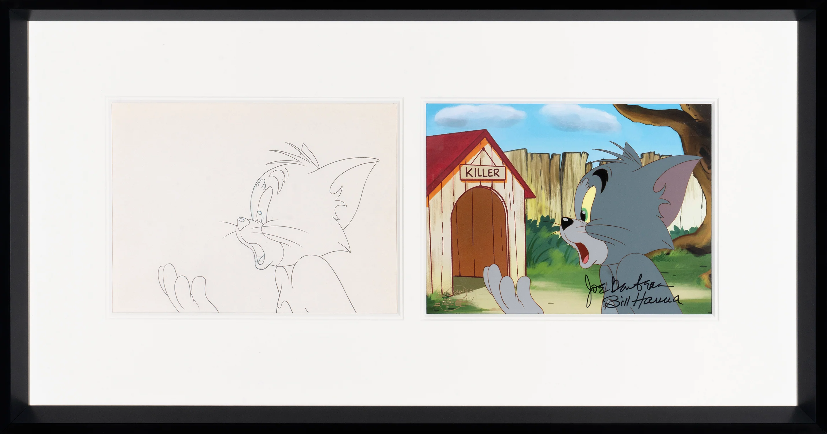 Tom (17) Original Production Cel with Original Production Drawing - Image 3