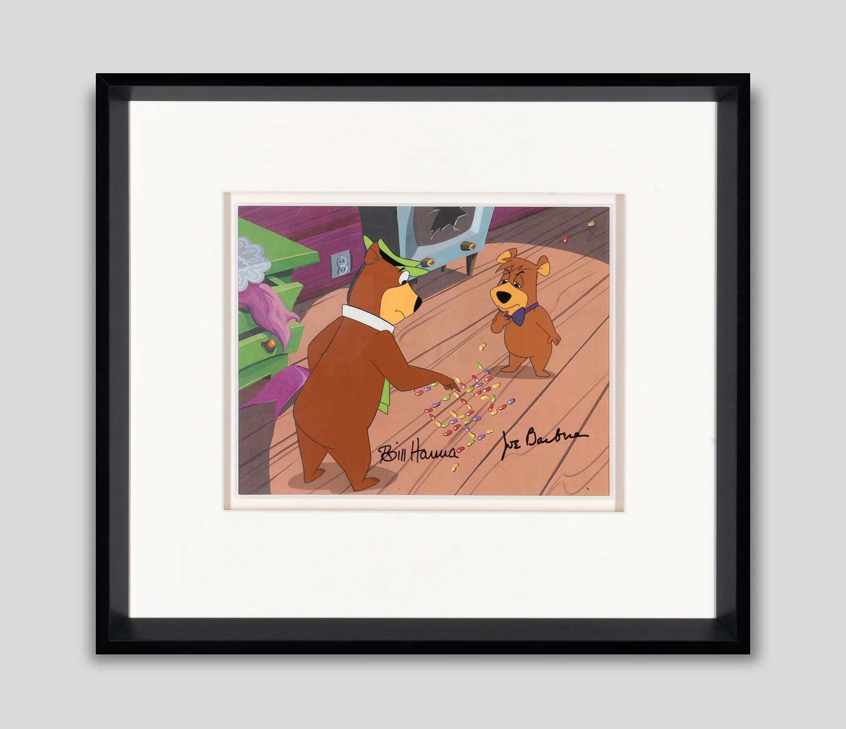 Yogi and Boo Boo (2) Original Production Cel