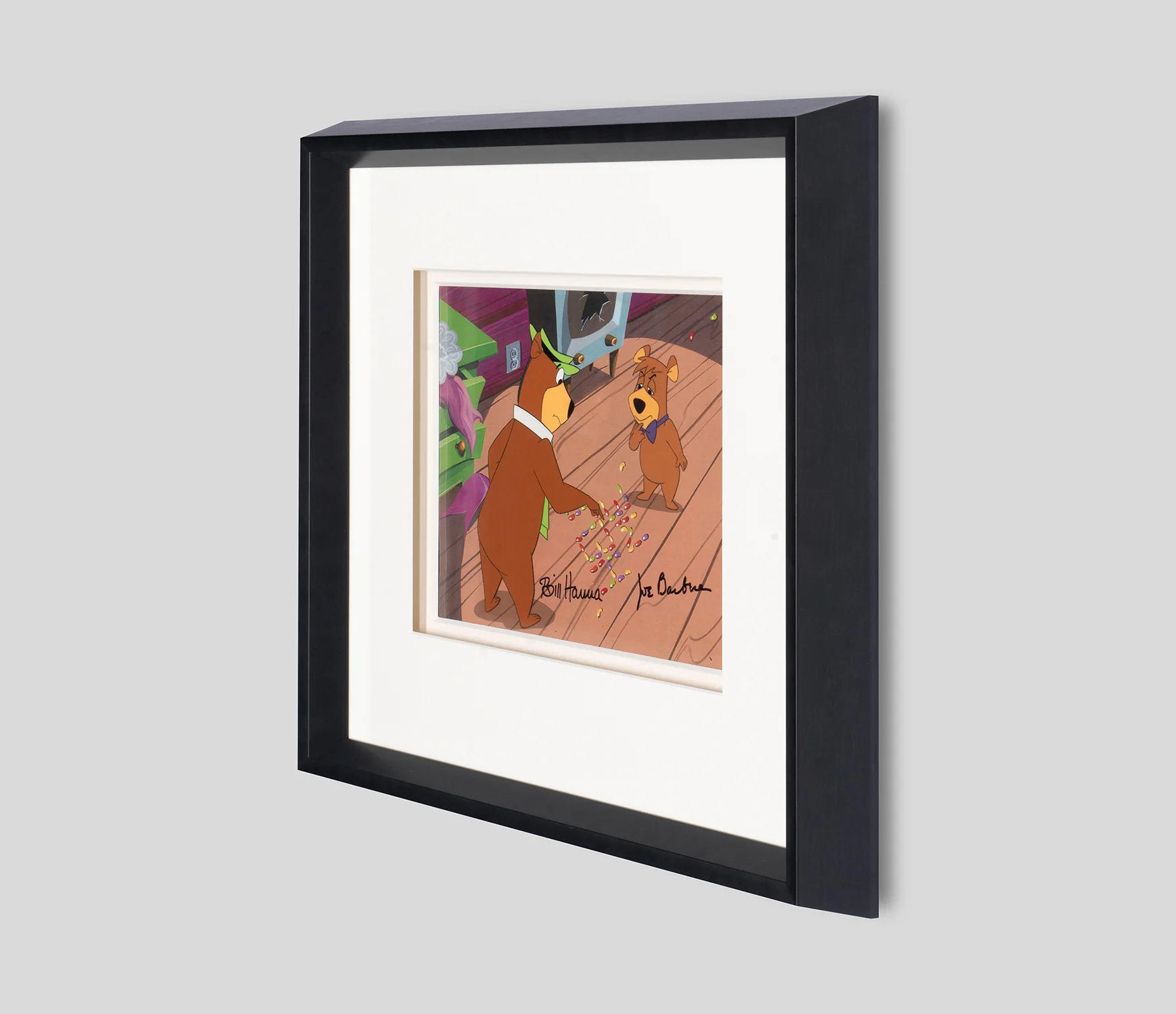 Yogi and Boo Boo (2) Original Production Cel - Image 2
