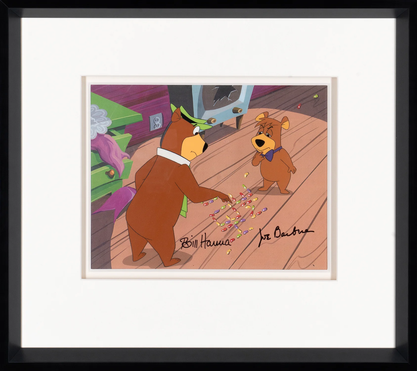 Yogi and Boo Boo (2) Original Production Cel - Image 3