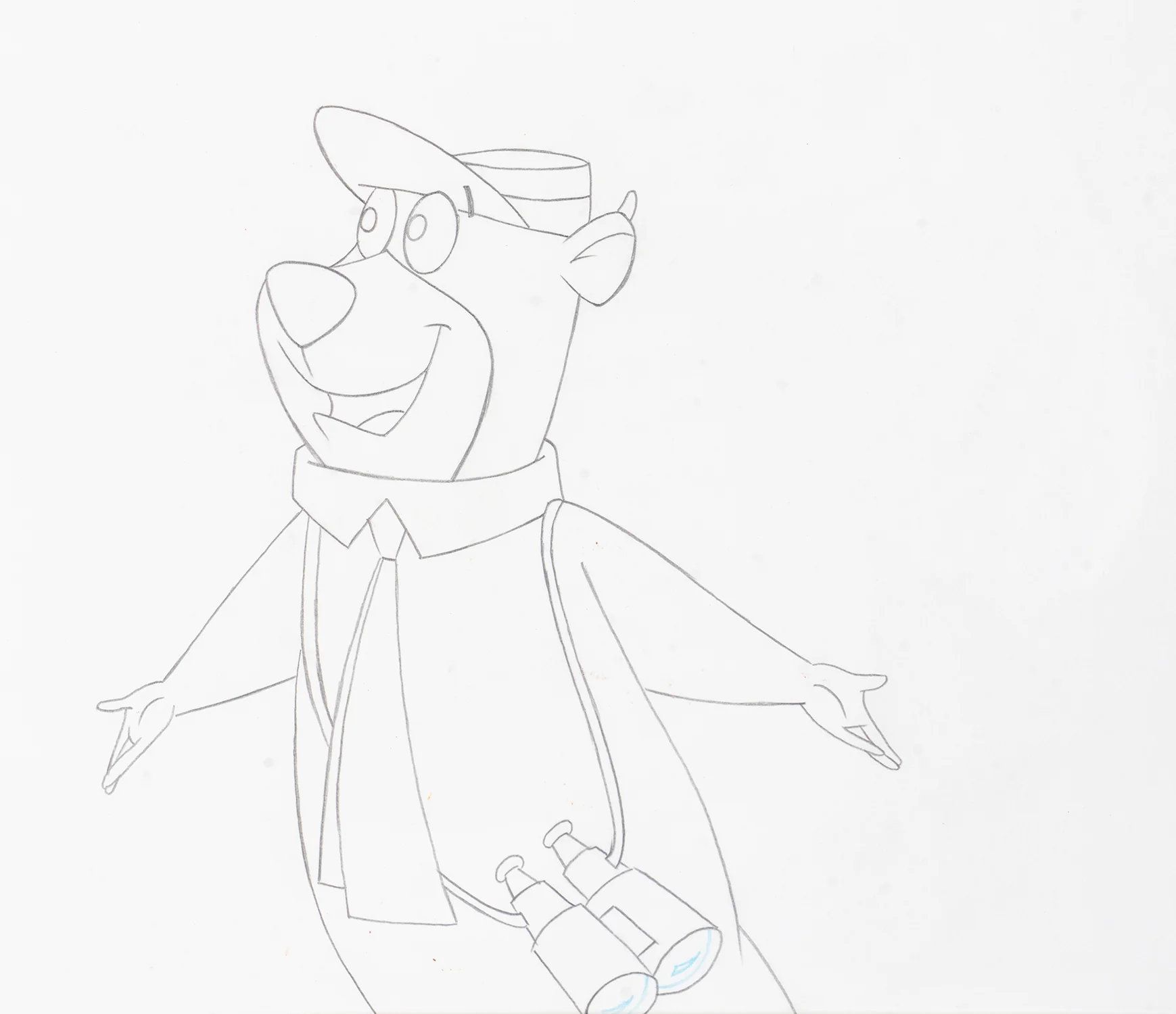 Yogi Original Production Cel with Original Production Drawing - Image 4