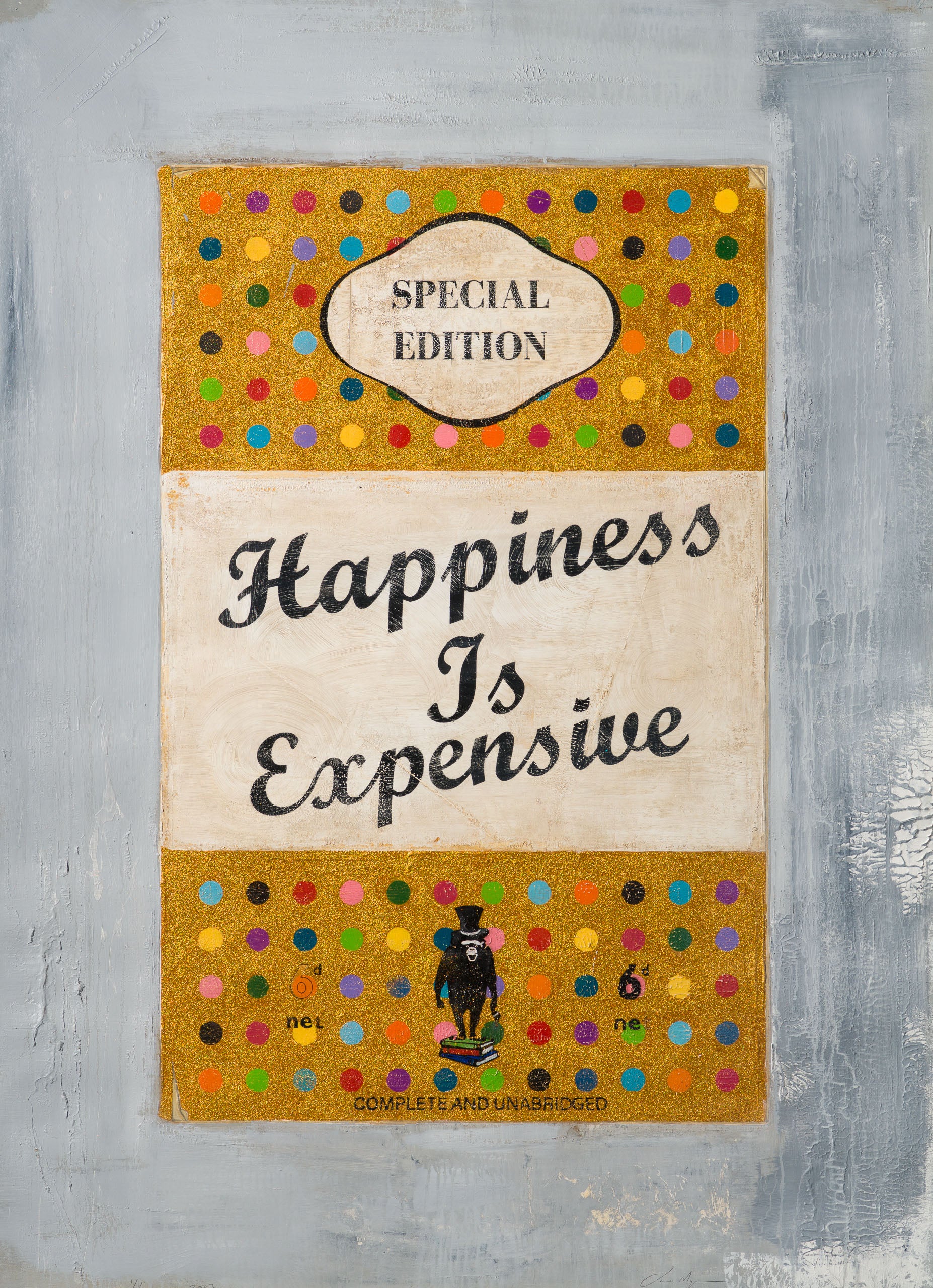 Happiness Is Expensive (Gold Glitter) - Image 9