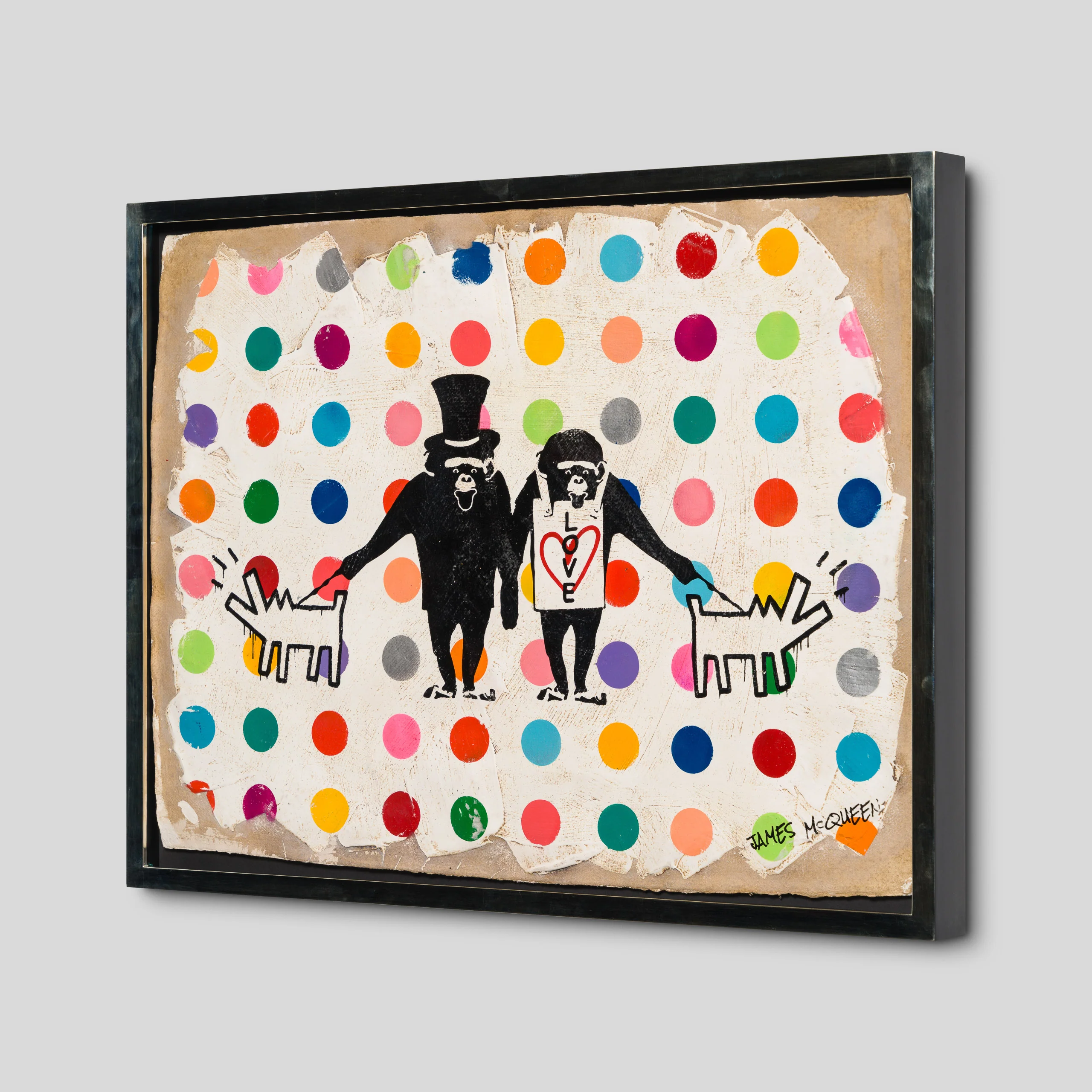 McQueen Monkeys With Haring Dogs IV - Image 2