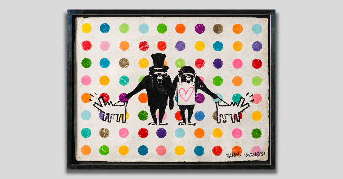 McQueen's Monkey's With Haring Dog III - Image 12