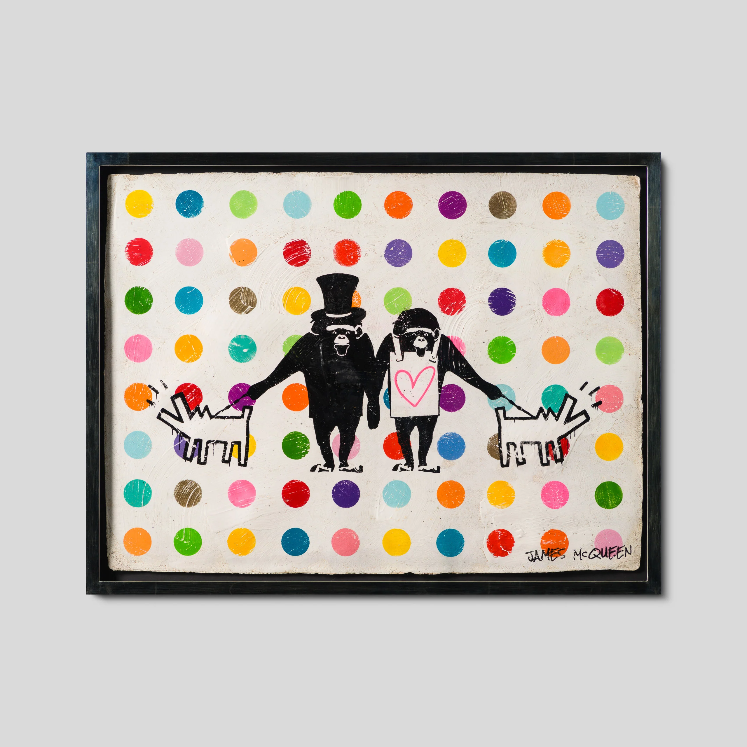 McQueen's Monkey's With Haring Dog III - Image 2