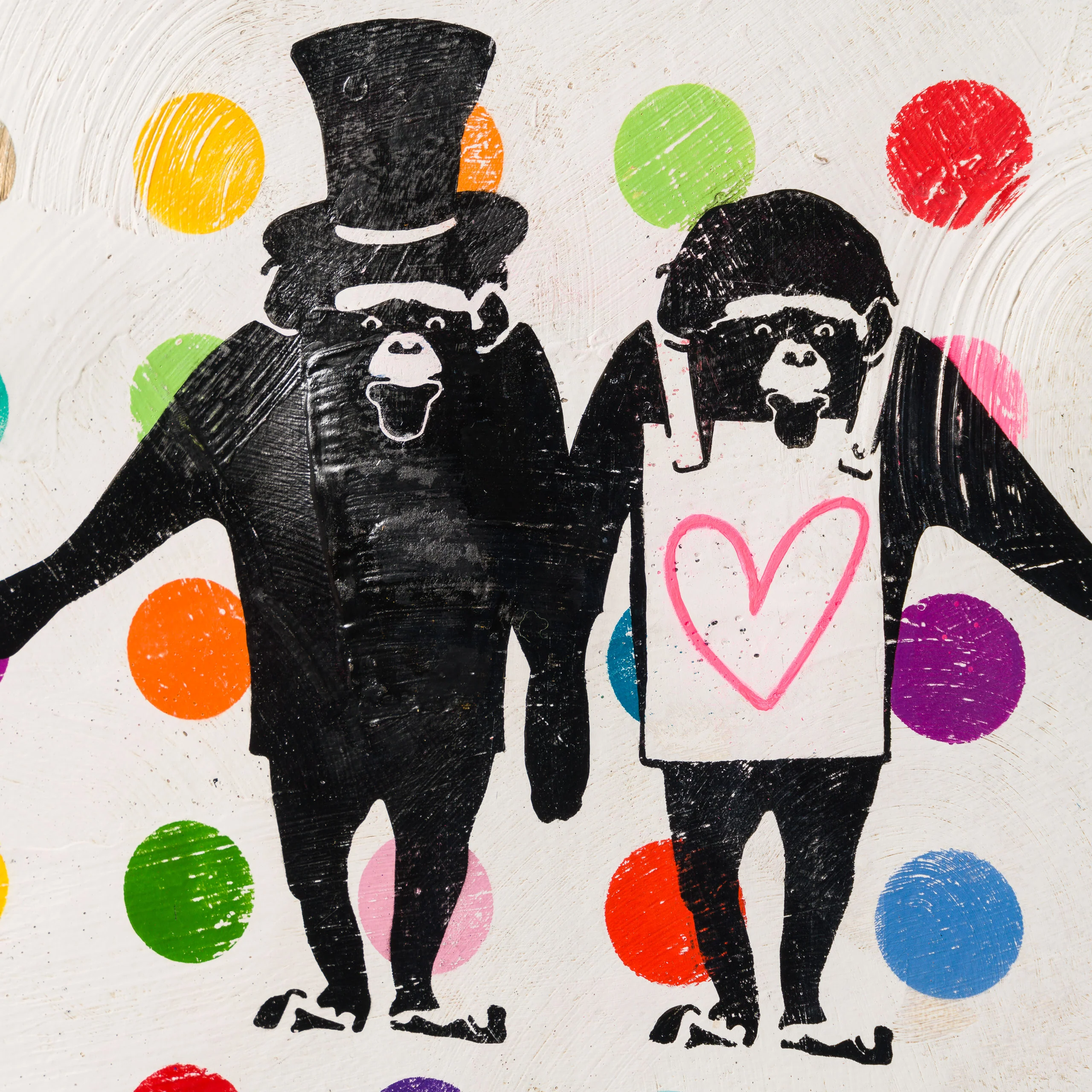 McQueen's Monkey's With Haring Dog III - Image 7
