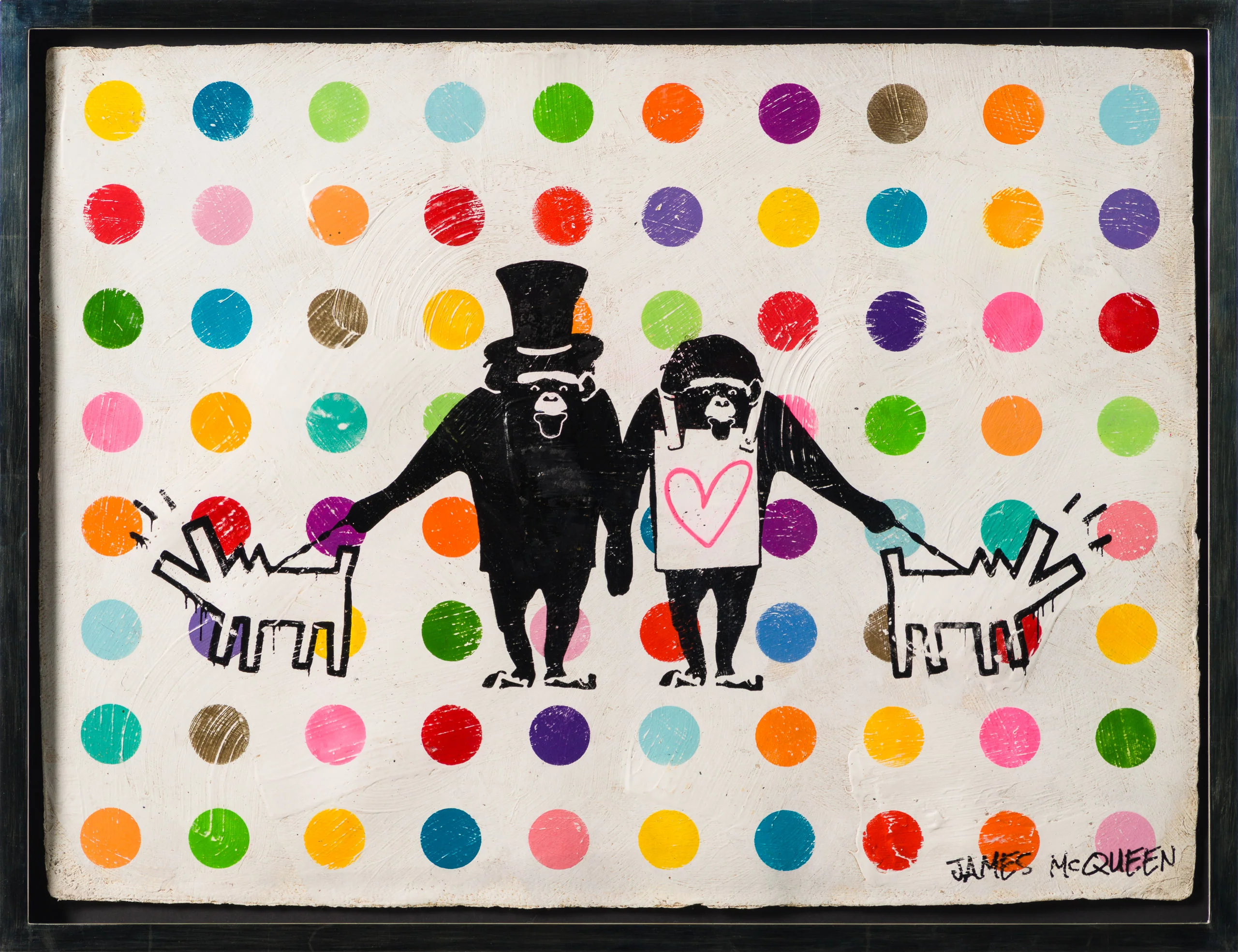 McQueen's Monkey's With Haring Dog III - Image 9