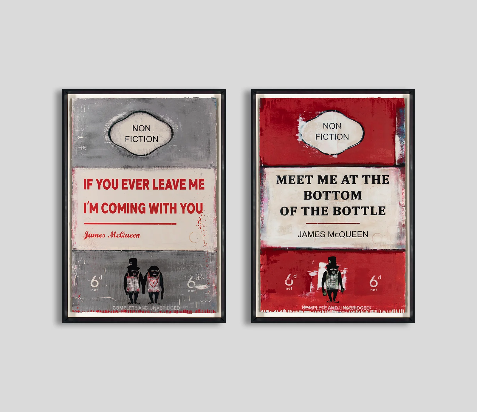 Non-Fiction - Framed Set of Two