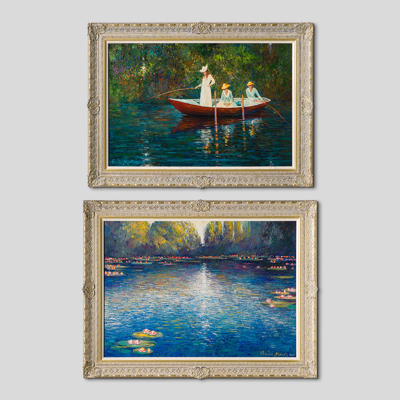 Monet In Giverny, Autumn 2023 | Framed Set of Two