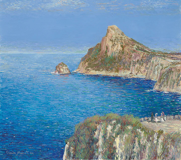 Cap Formentor In The Style of Claude Monet, 1884 - Image 2